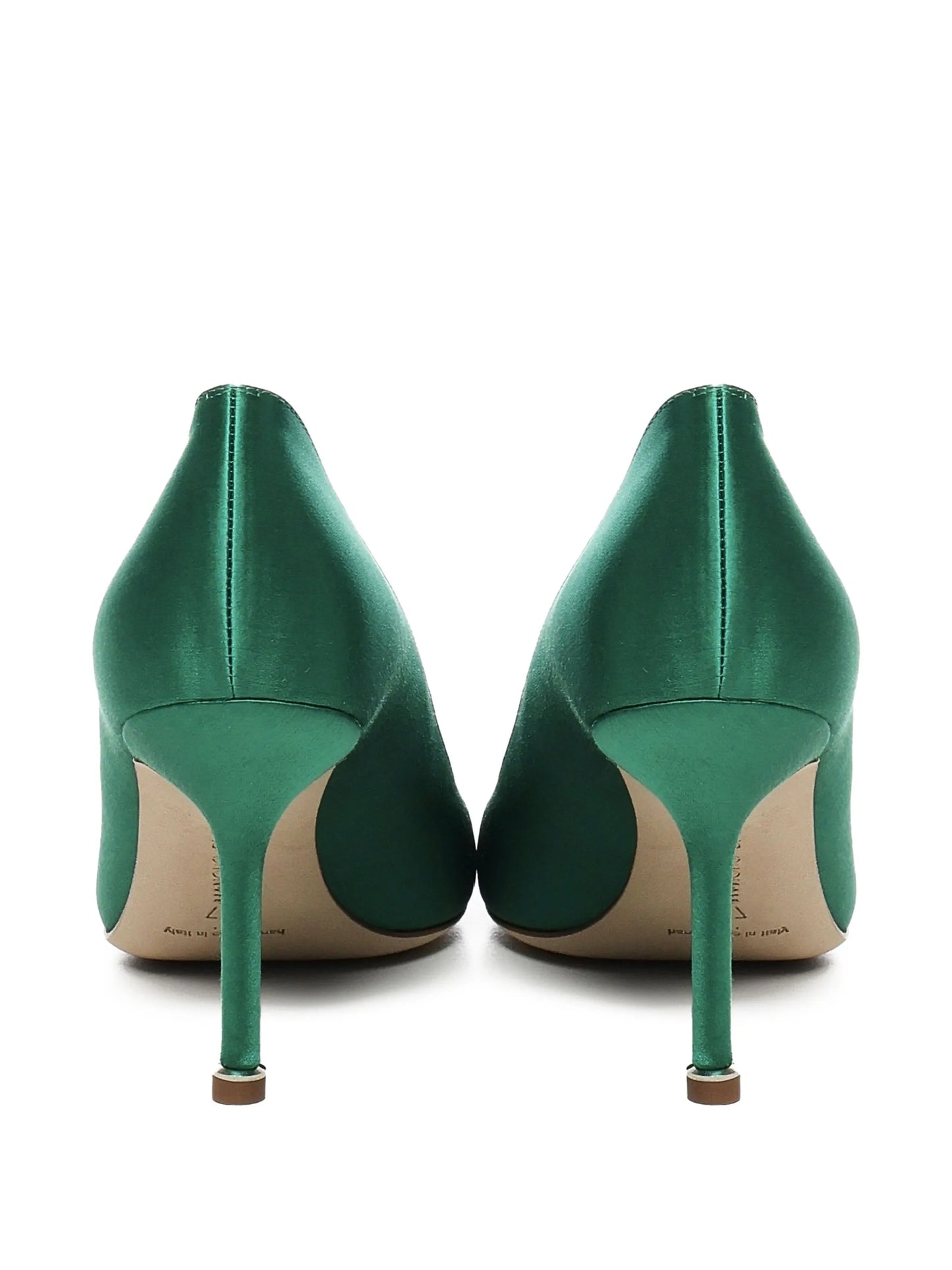 90mm Hangisi satin pumps