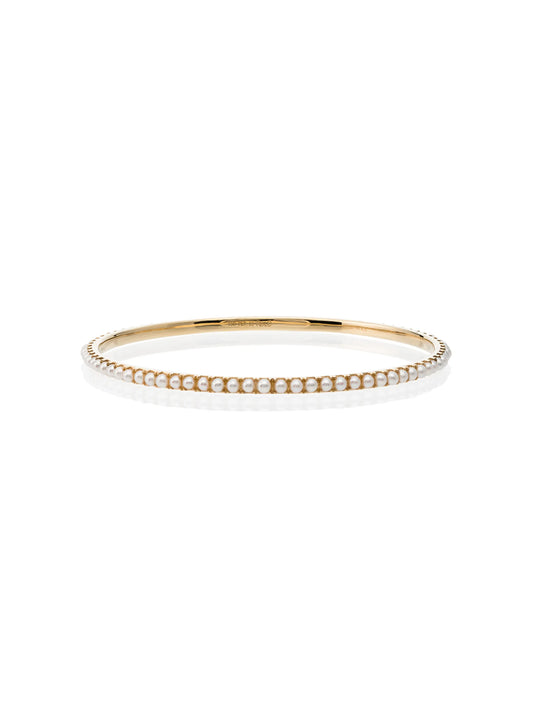 18kt yellow gold pearl bracelet