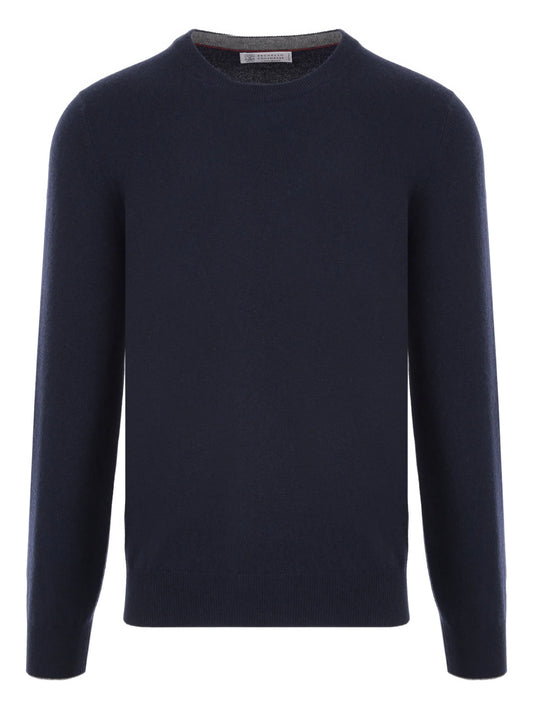 crew-neck cashmere jumper