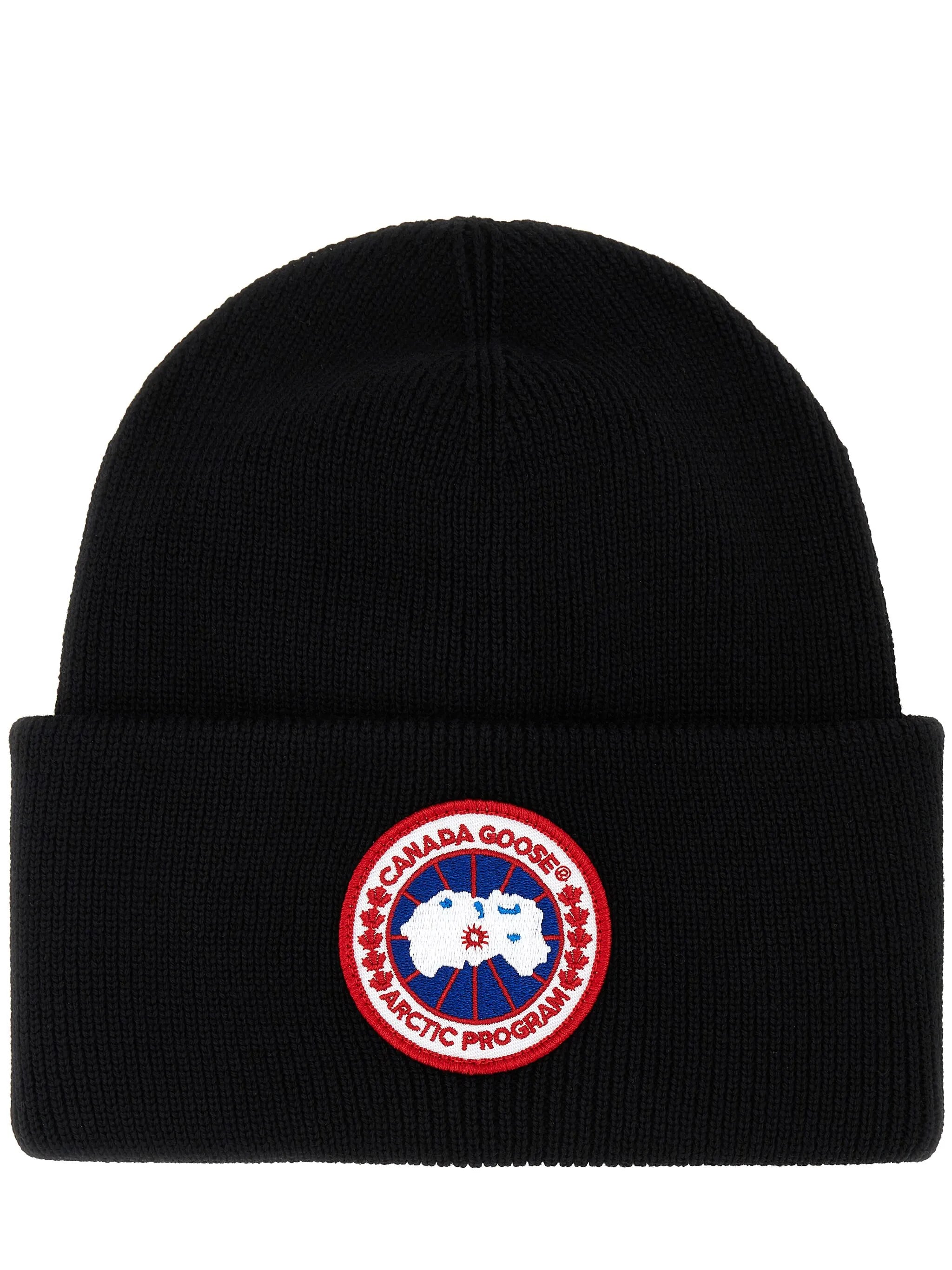 Arctic Toque logo-patch beanie