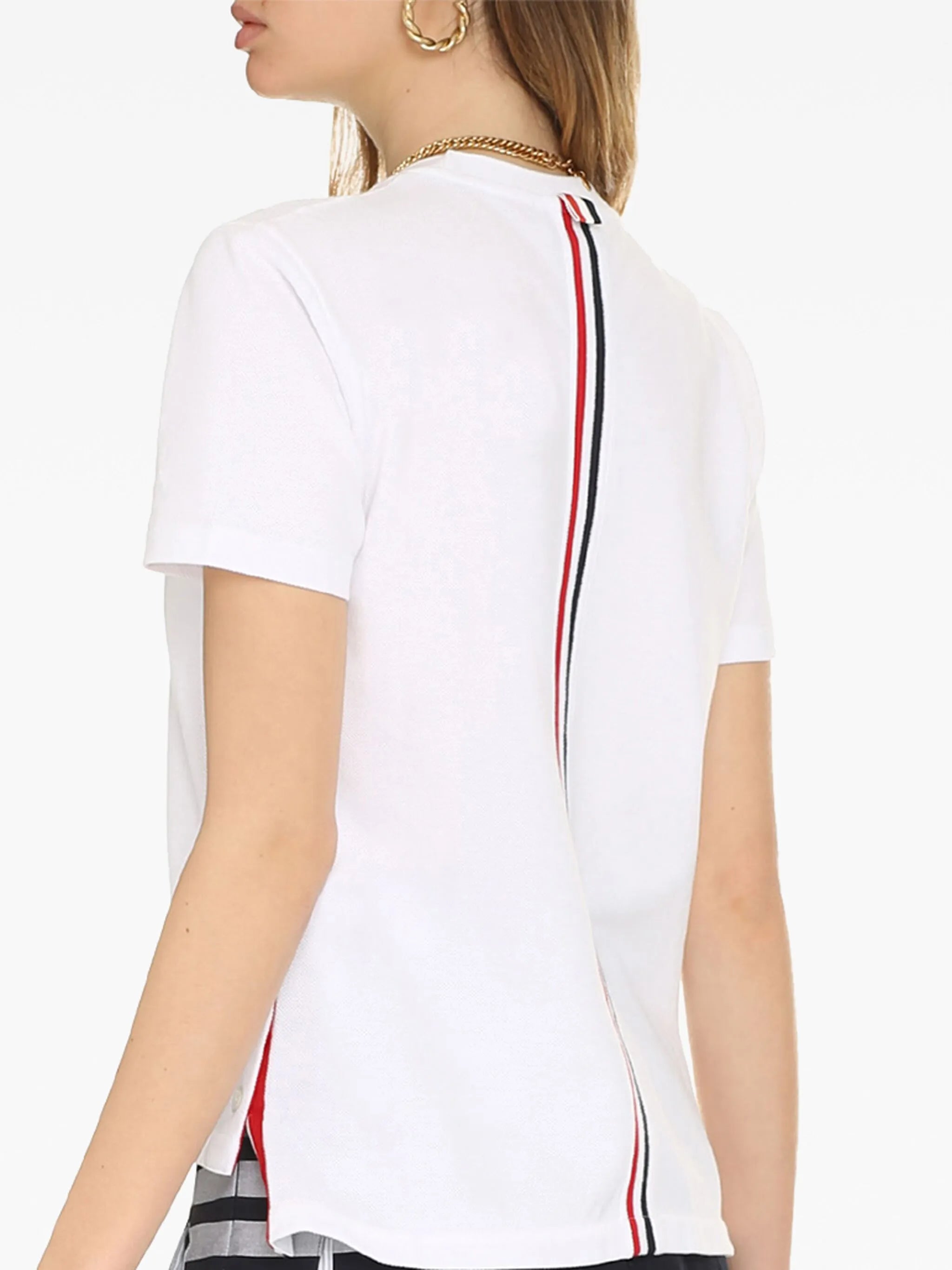 Classic piqué stripe tee