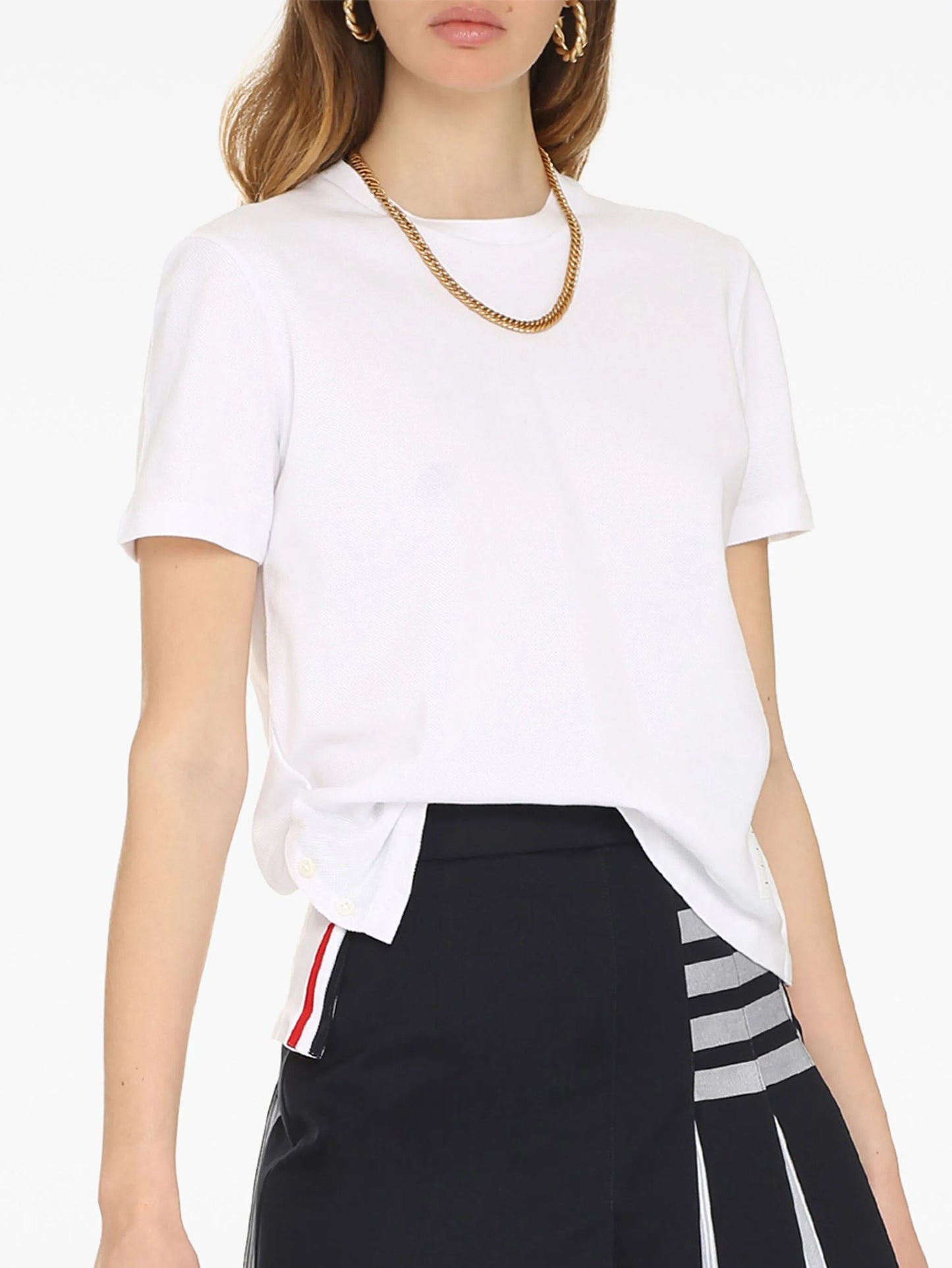 Classic piqué stripe tee