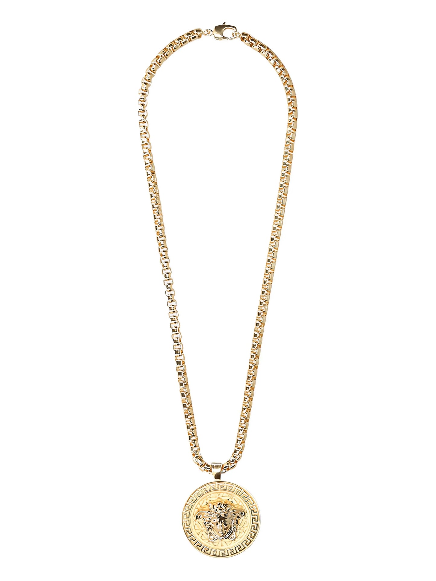 Medusa medallion necklace