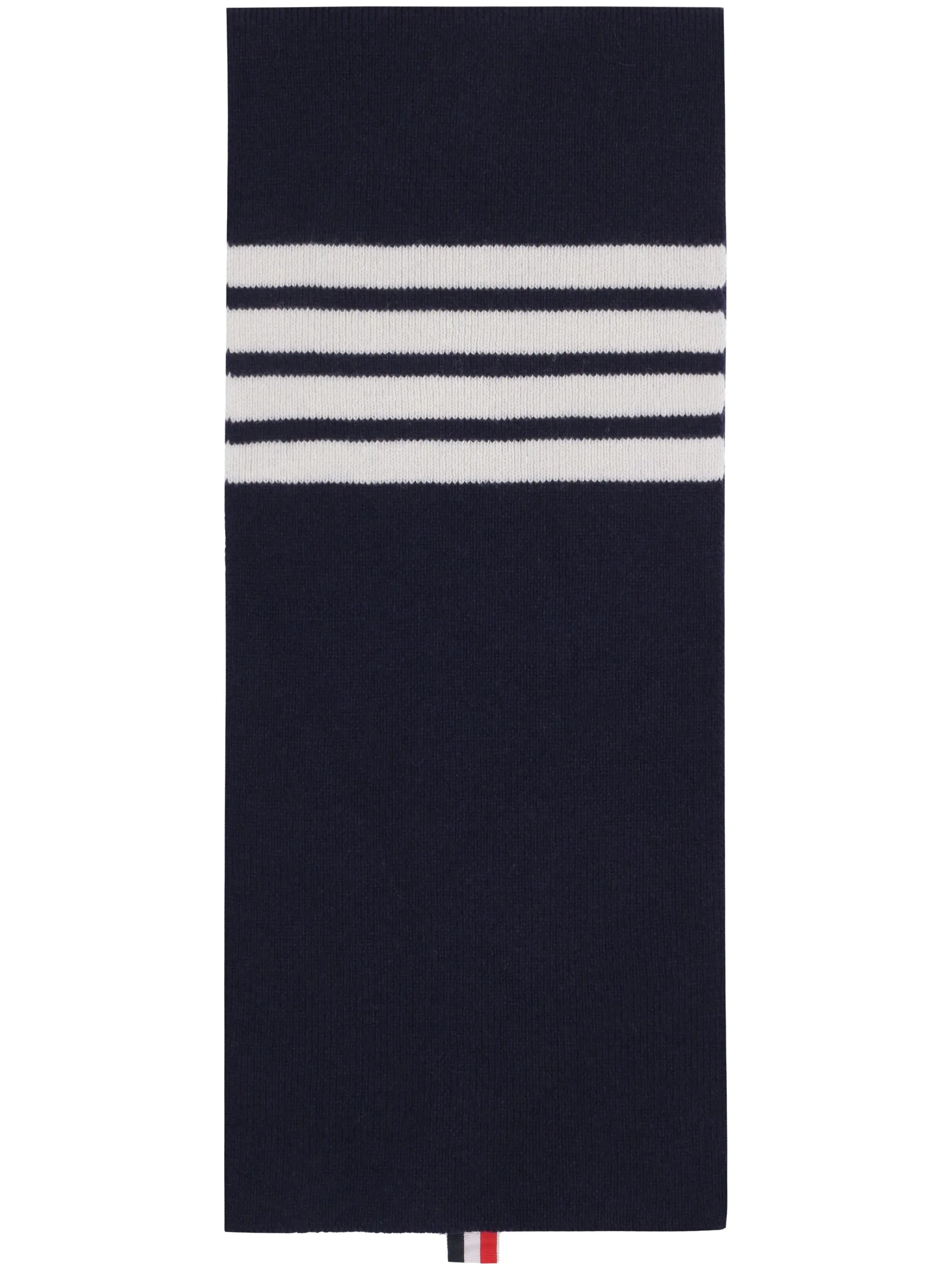 4-Bar stripe rib scarf