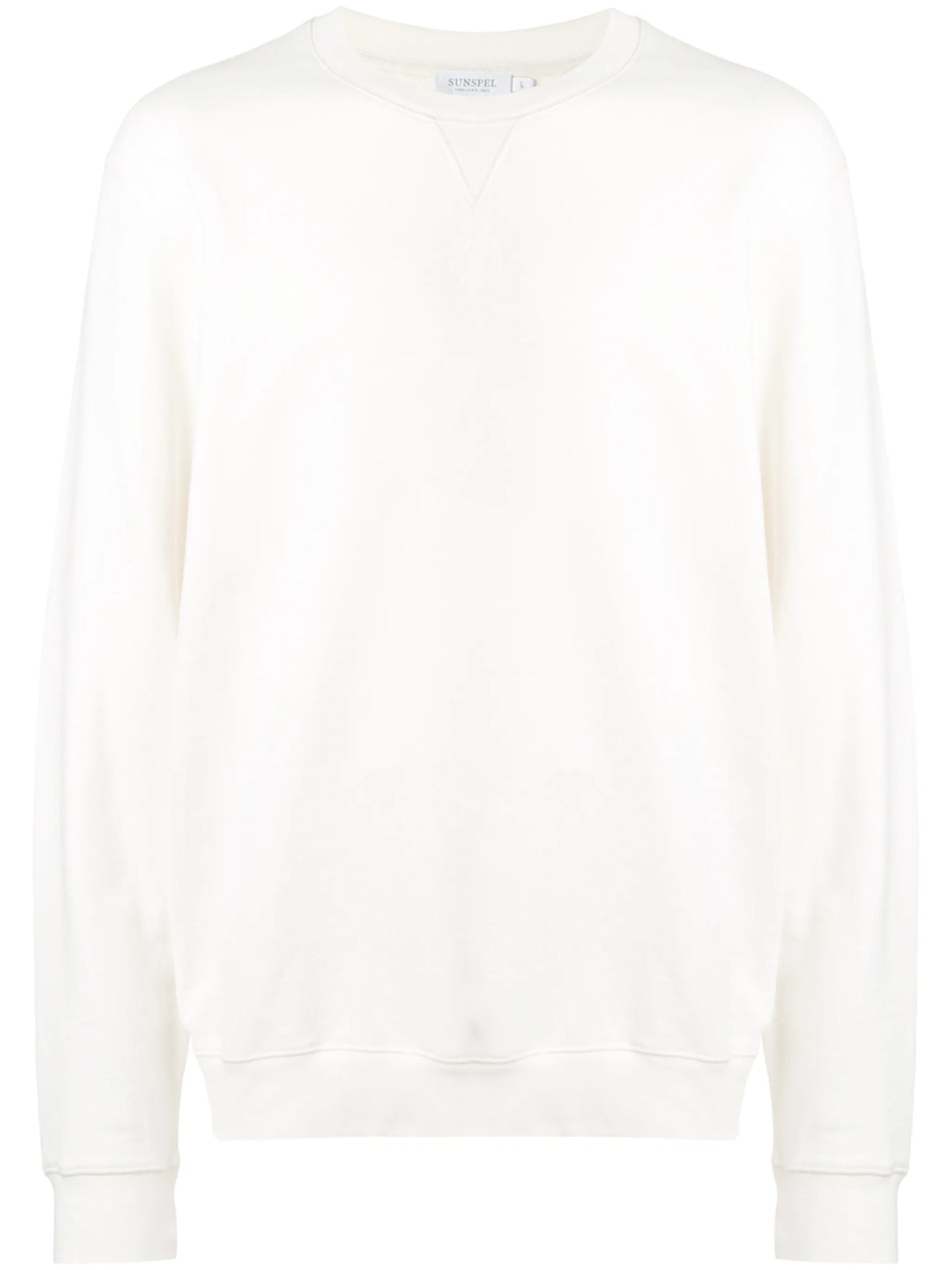 long-sleeve crewneck sweatshirt