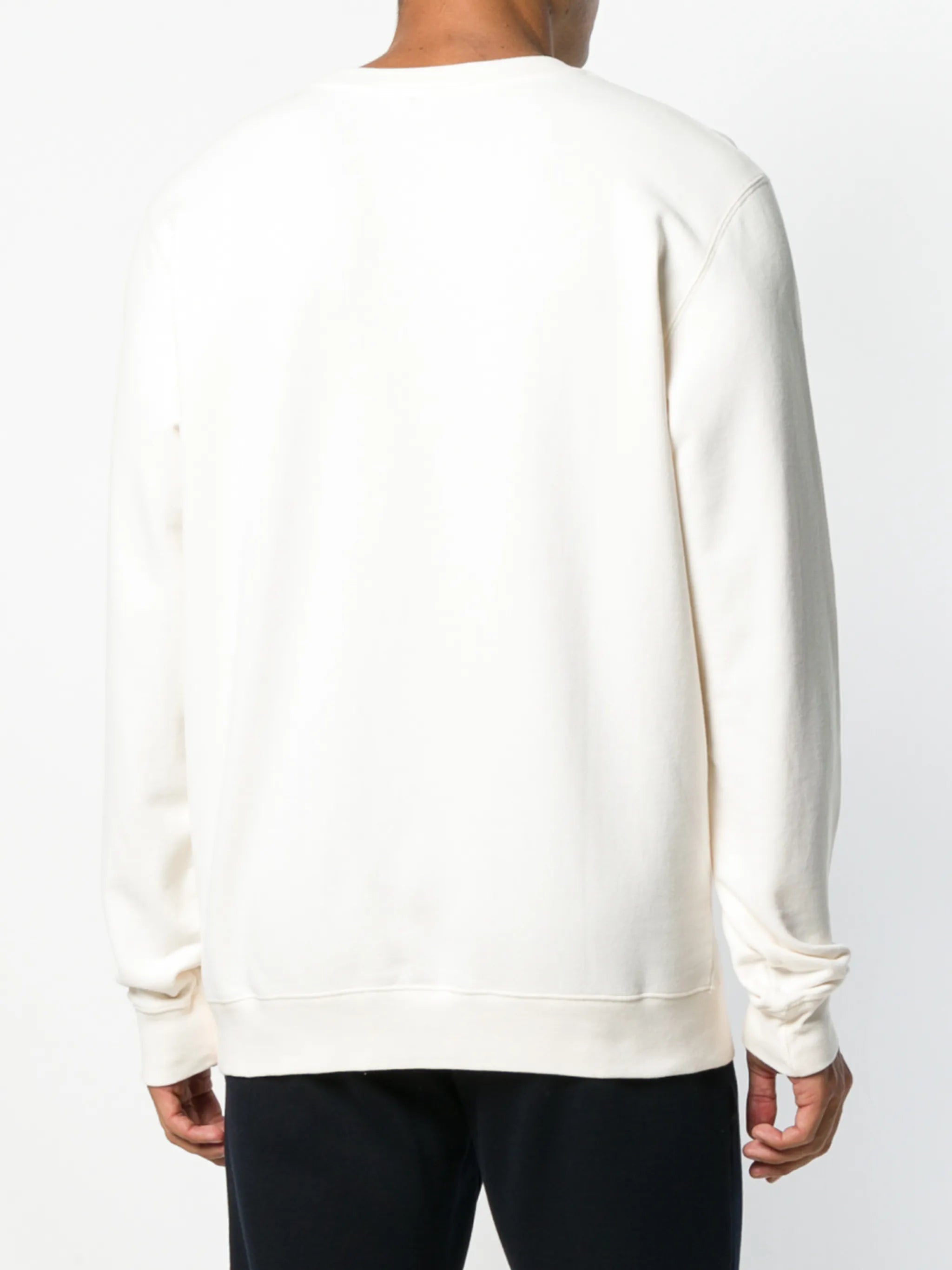long-sleeve crewneck sweatshirt