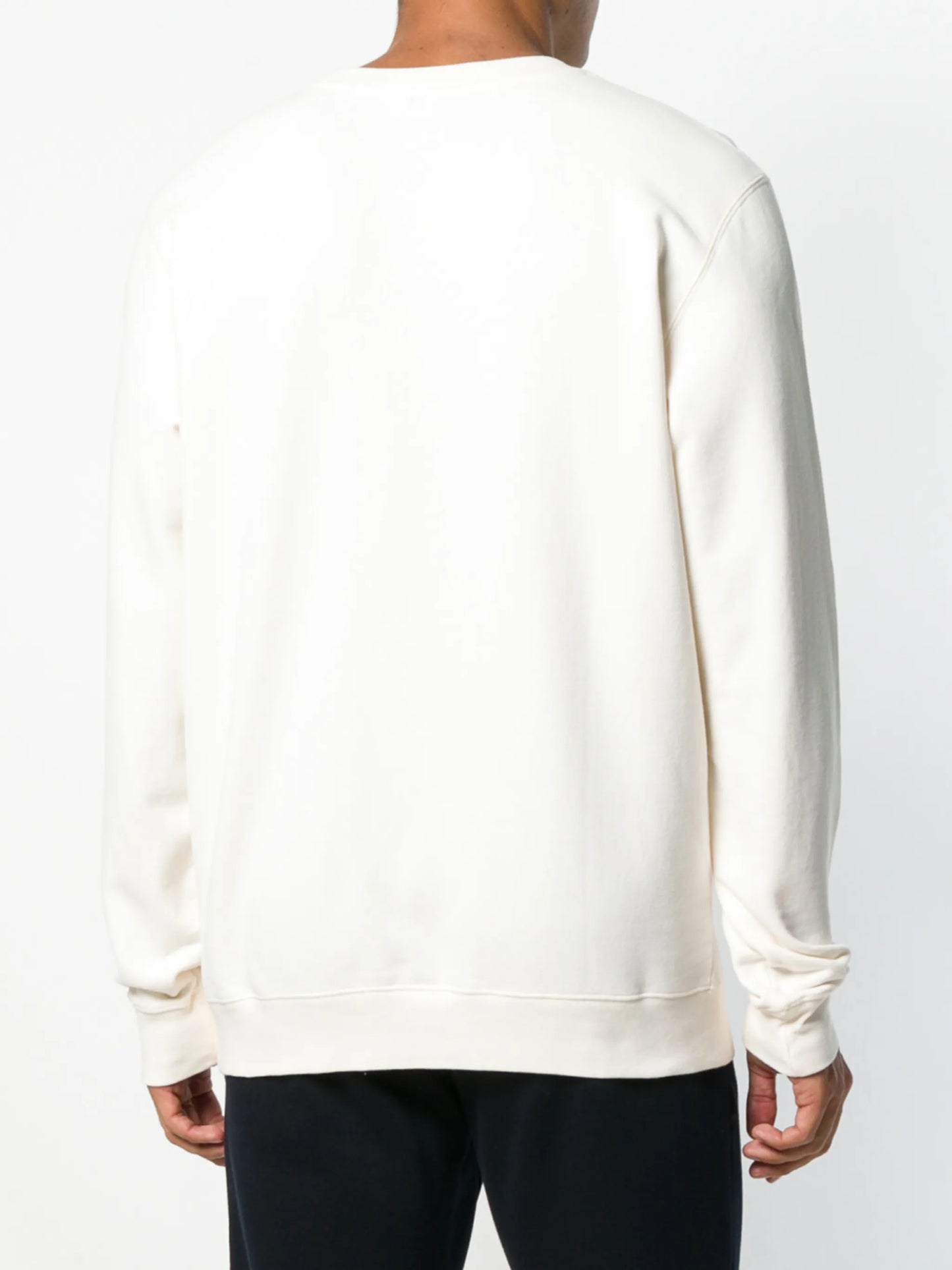 long-sleeve crewneck sweatshirt