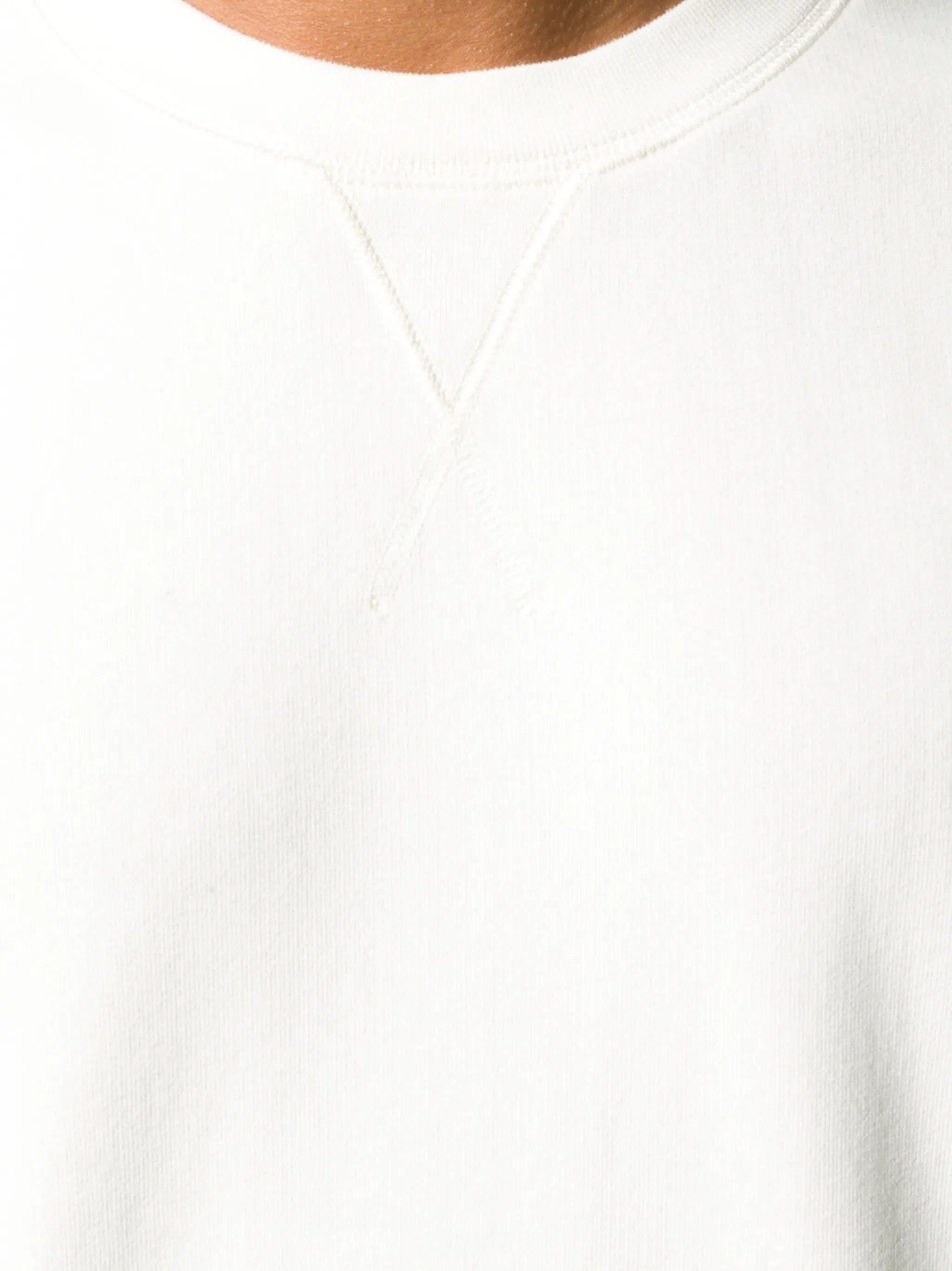 long-sleeve crewneck sweatshirt