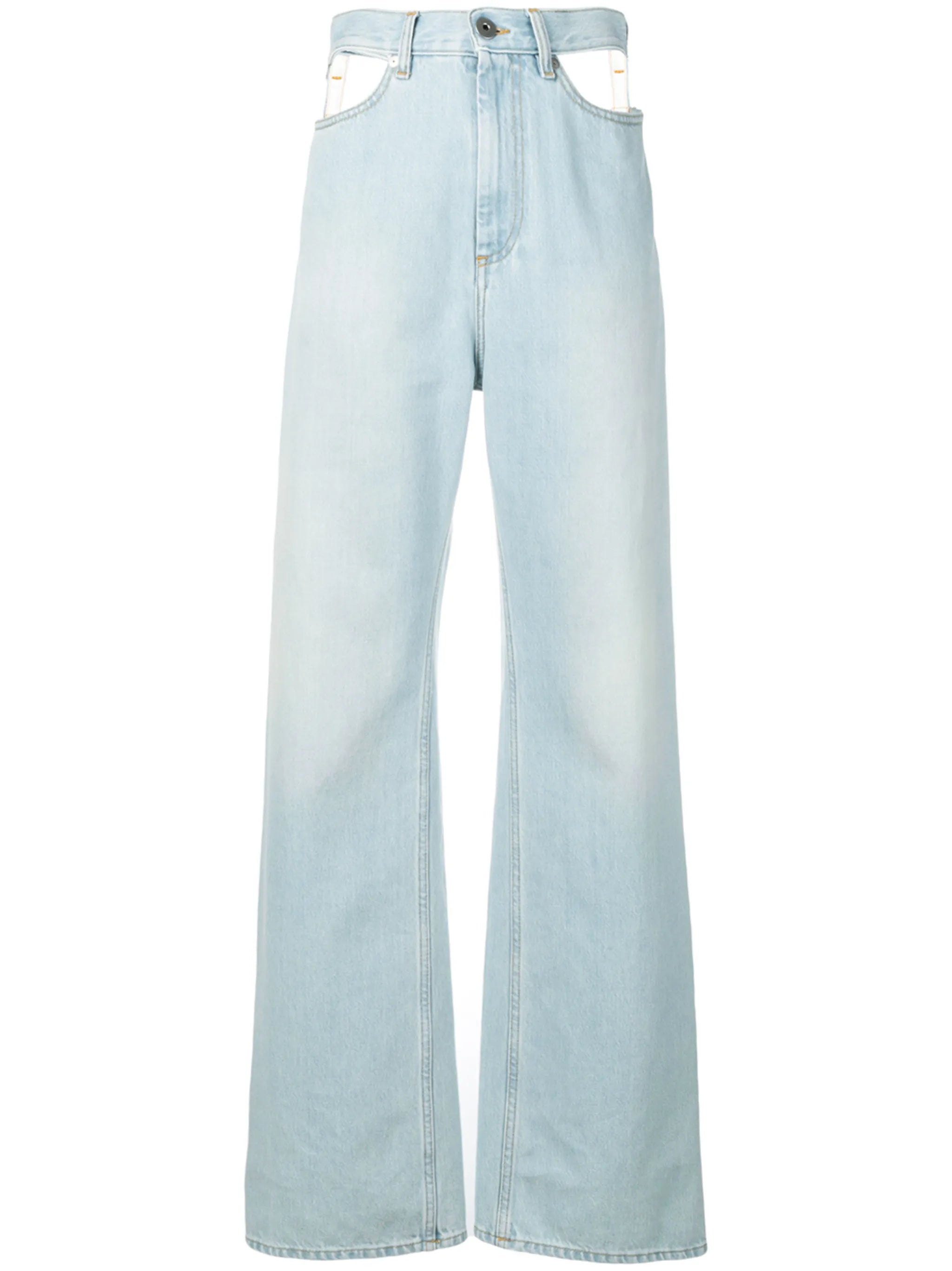 Décortiqué wide-leg jeans