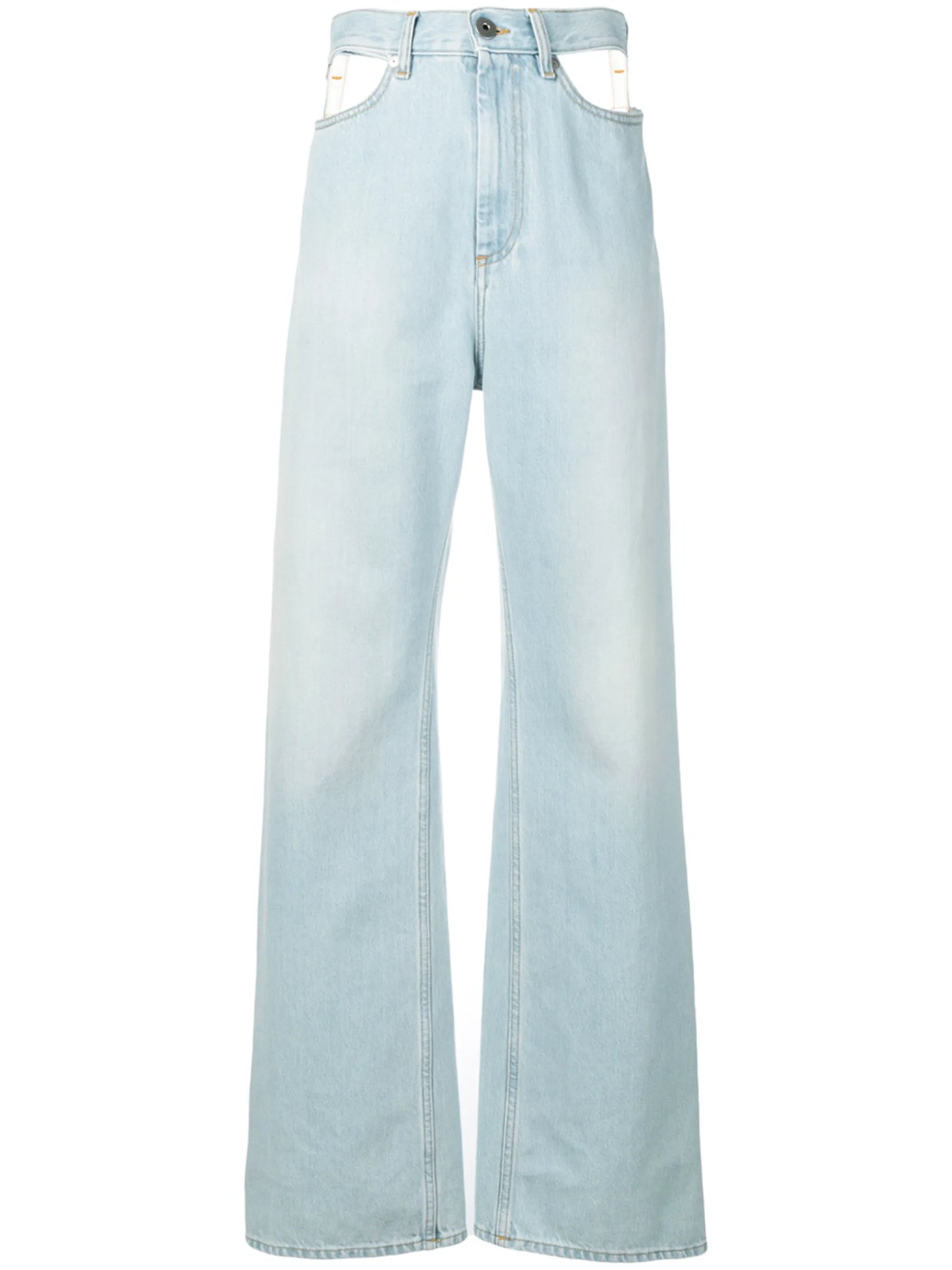 Décortiqué wide-leg jeans