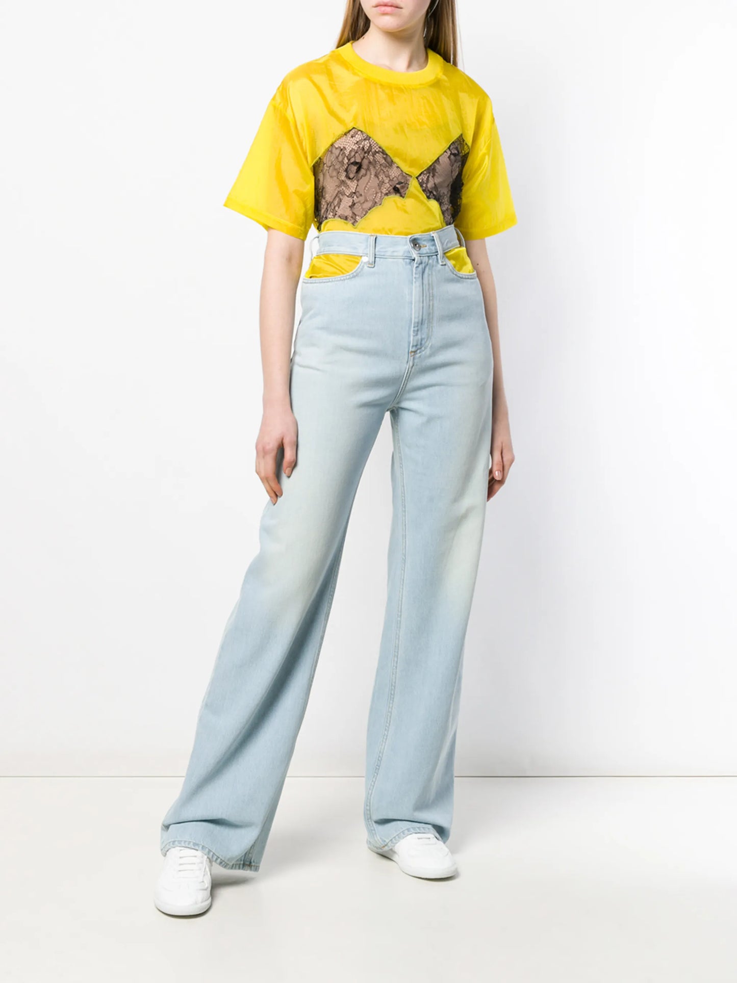 Décortiqué wide-leg jeans