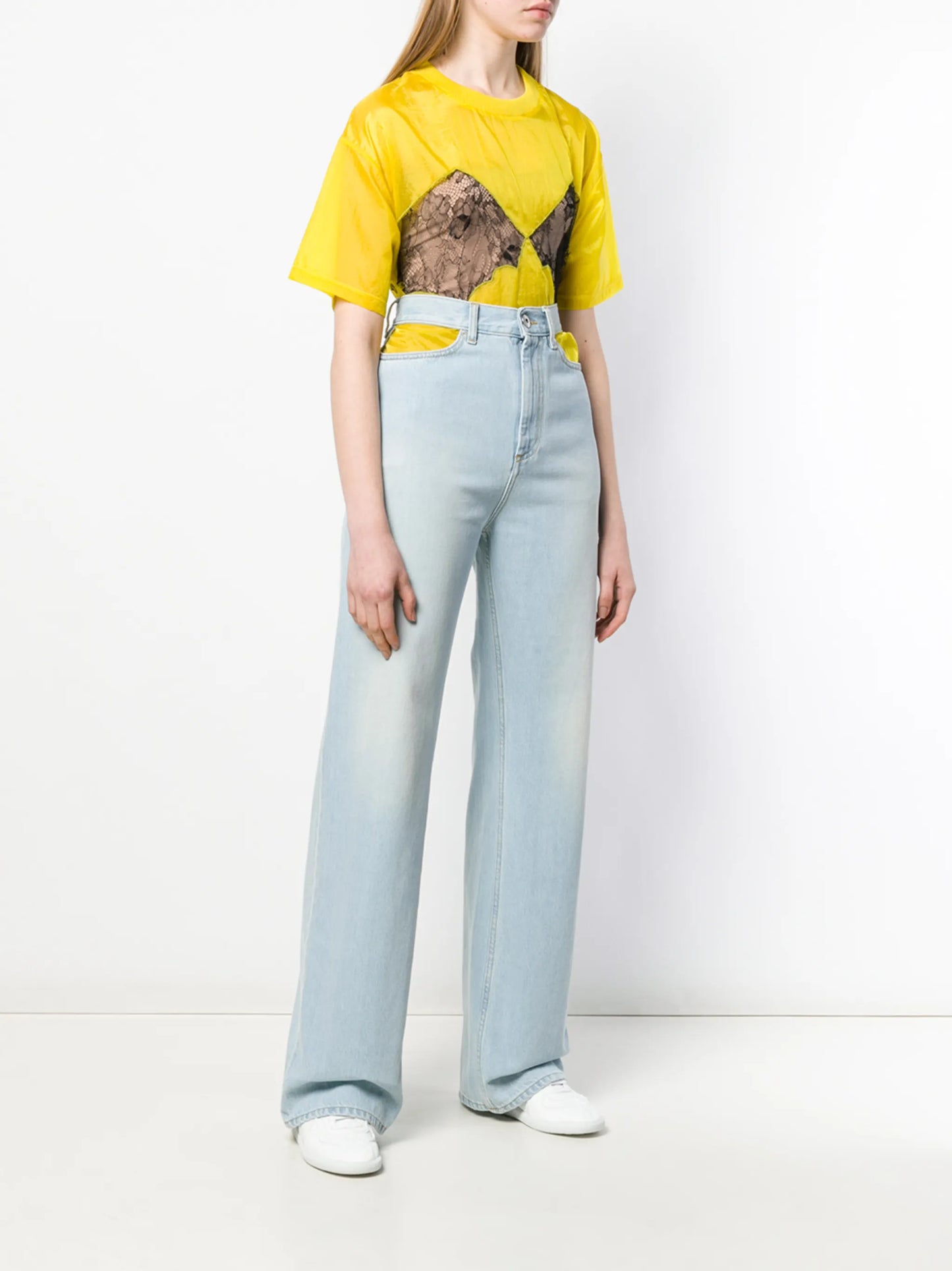 Décortiqué wide-leg jeans