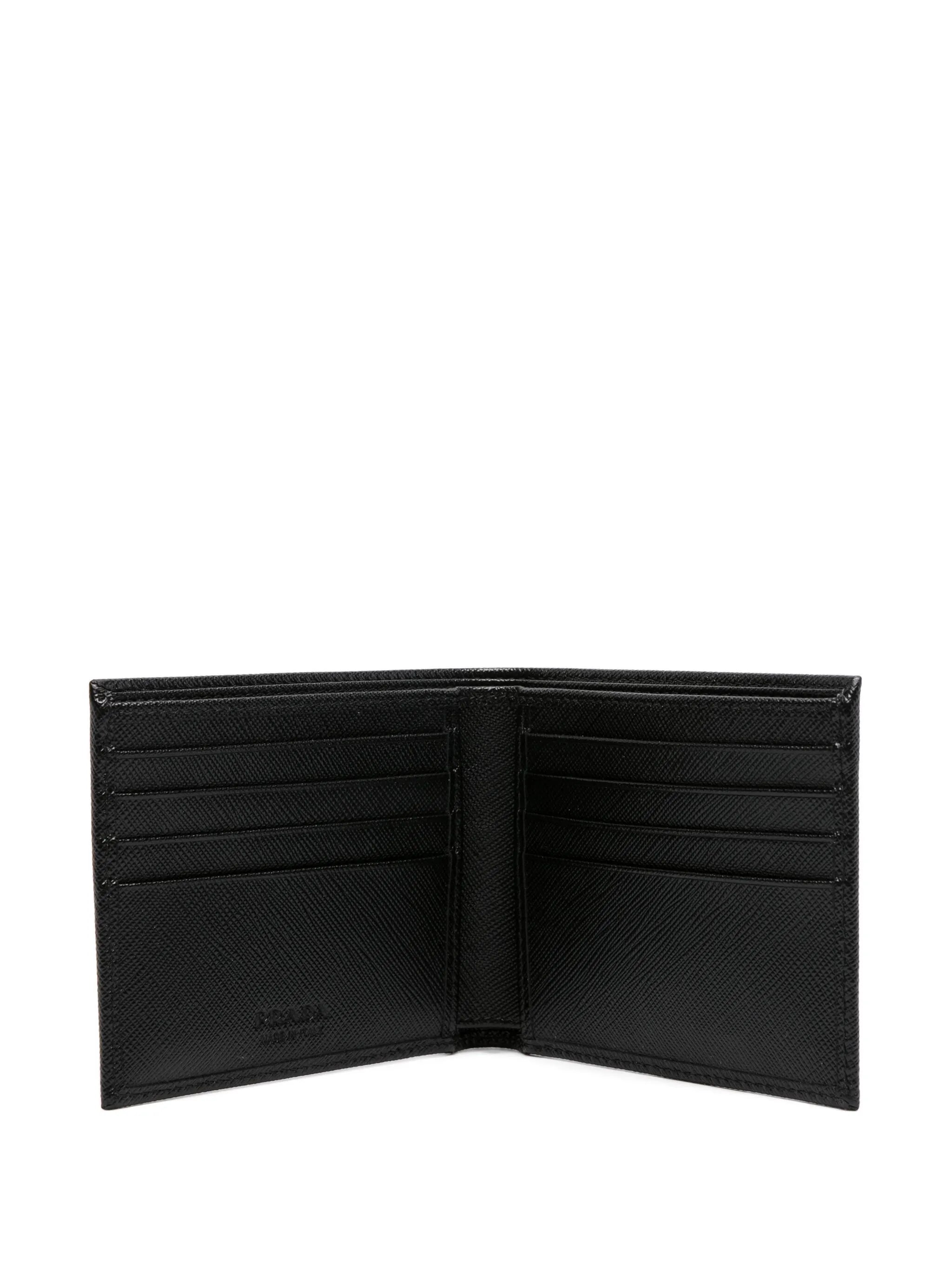 Saffiano logo wallet