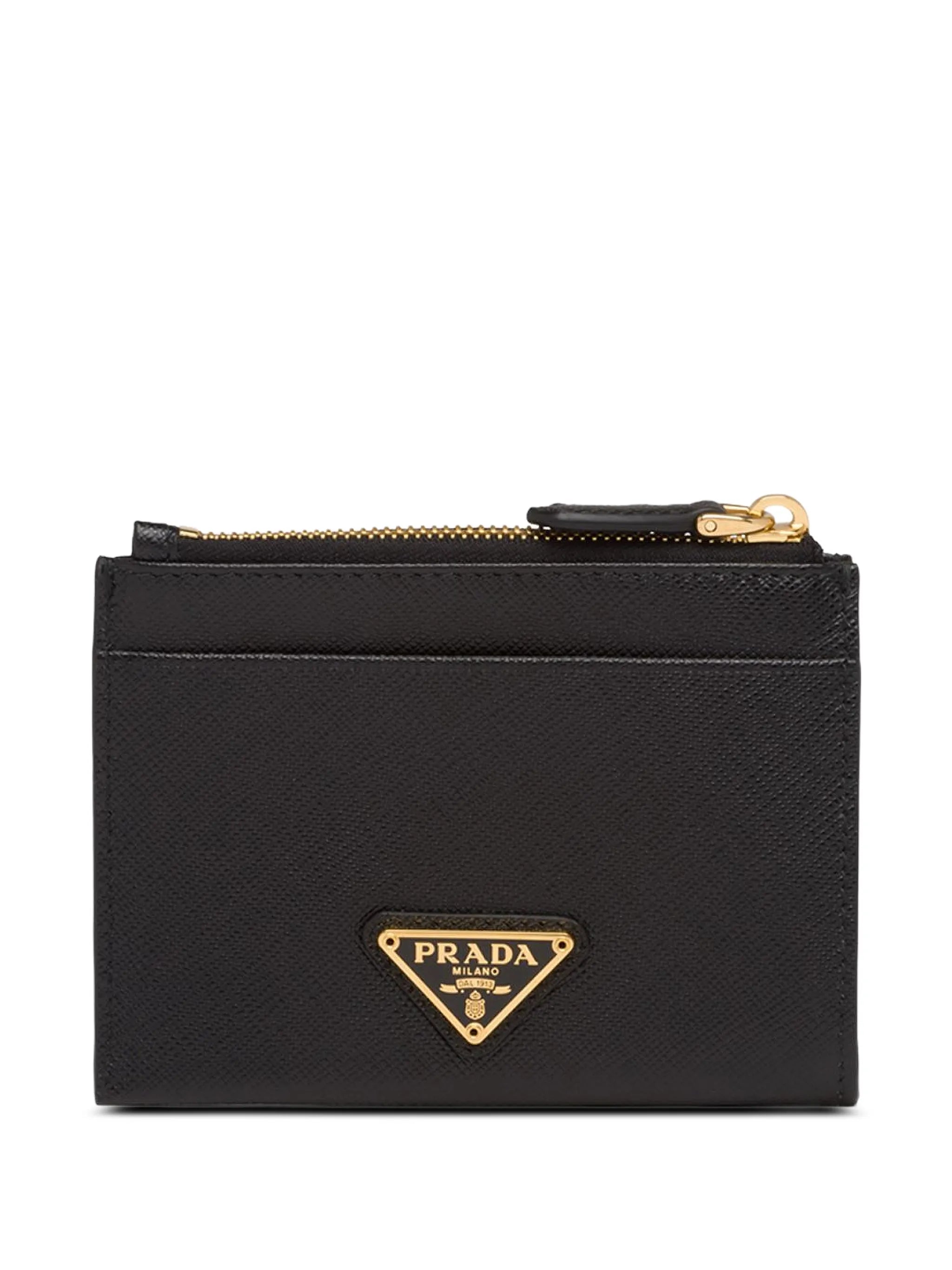 Triangle-logo card holder