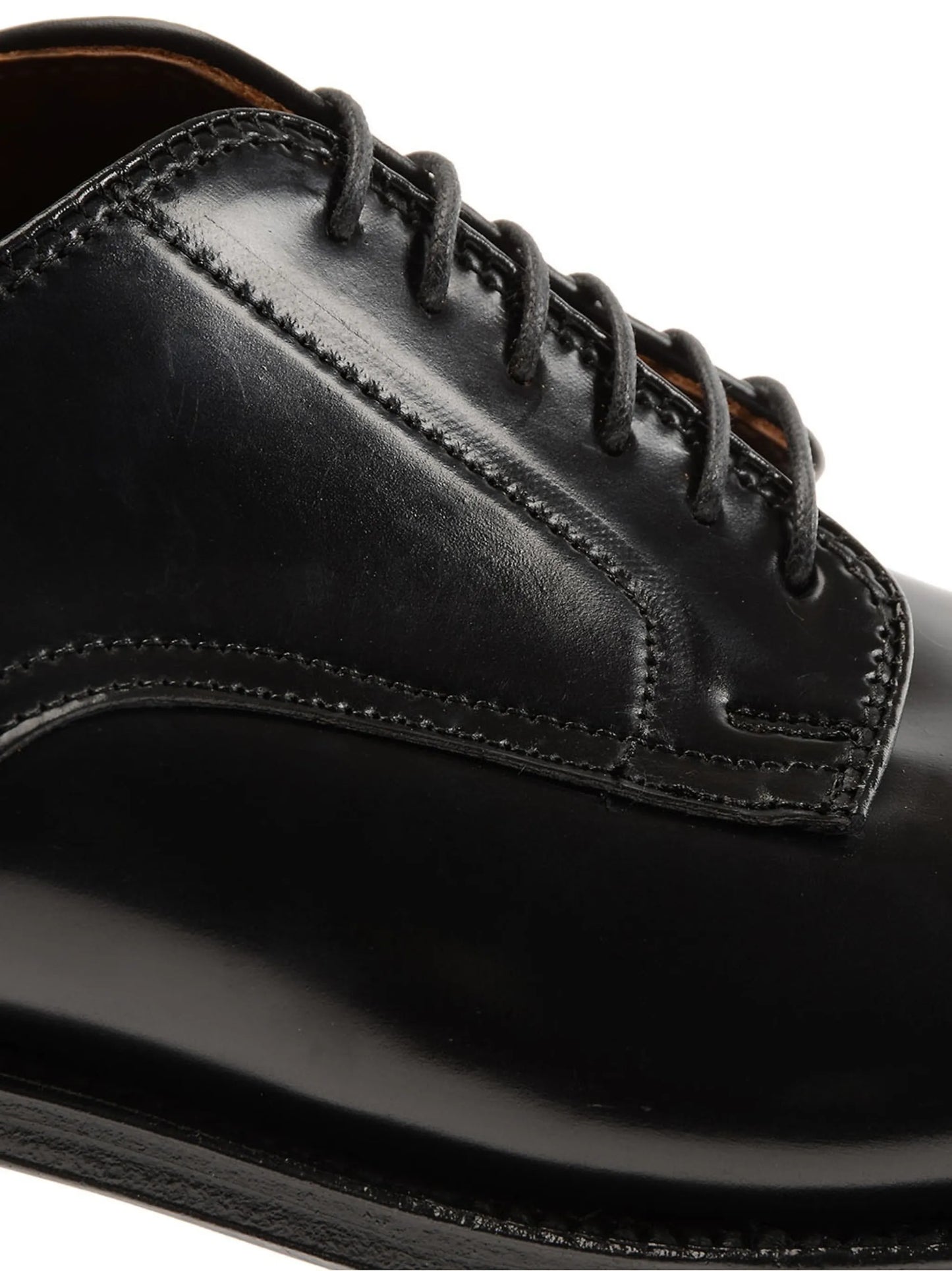 black cordovan leather oxford shoes