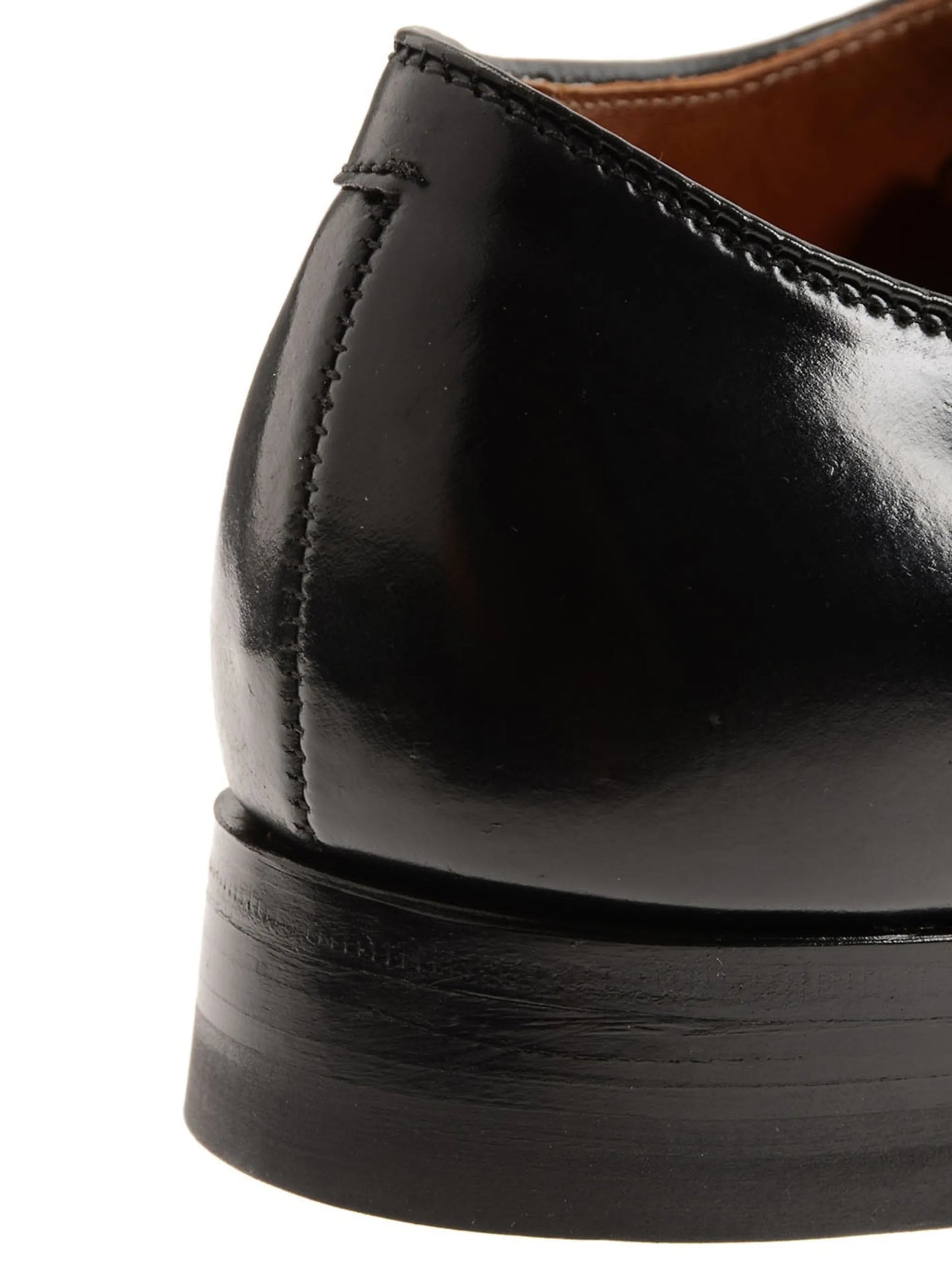 black cordovan leather oxford shoes