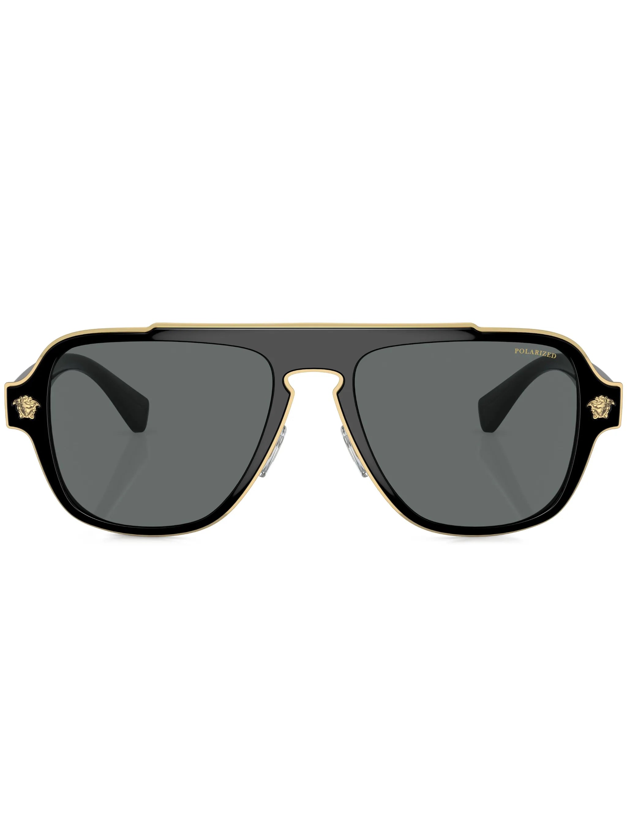 aviator-frame sunglasses