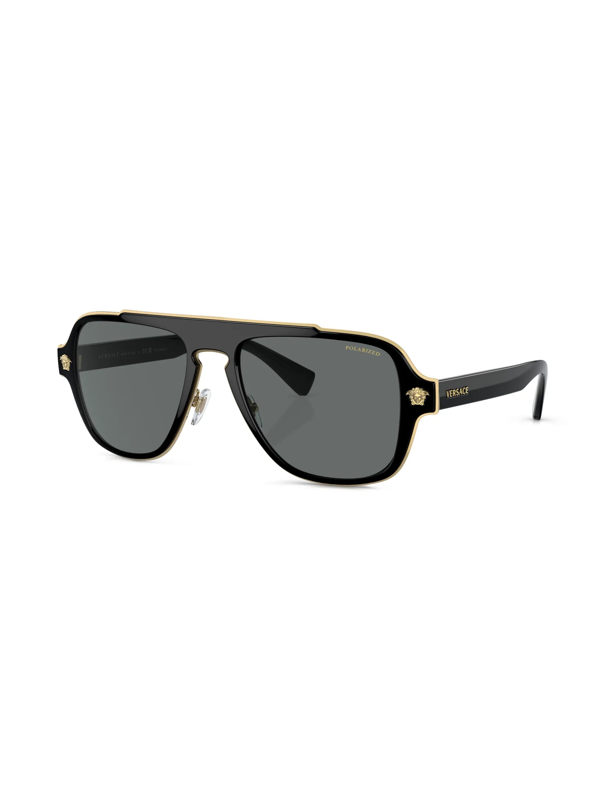 aviator-frame sunglasses