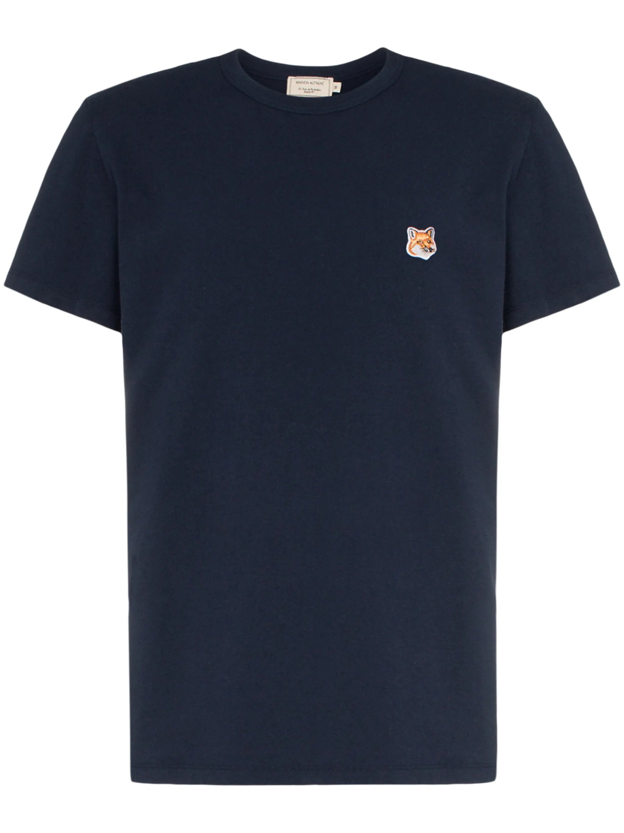 fox-patch cotton T-shirt