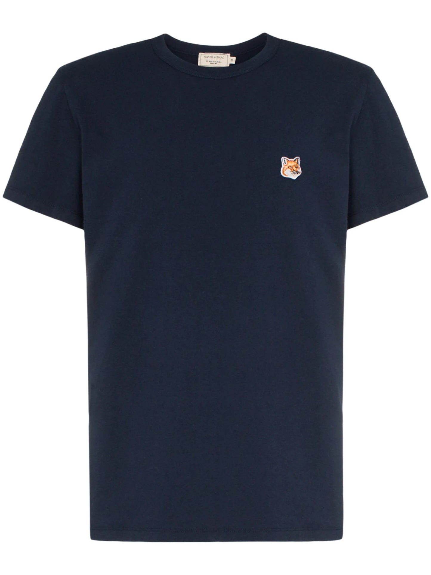 fox-patch cotton T-shirt