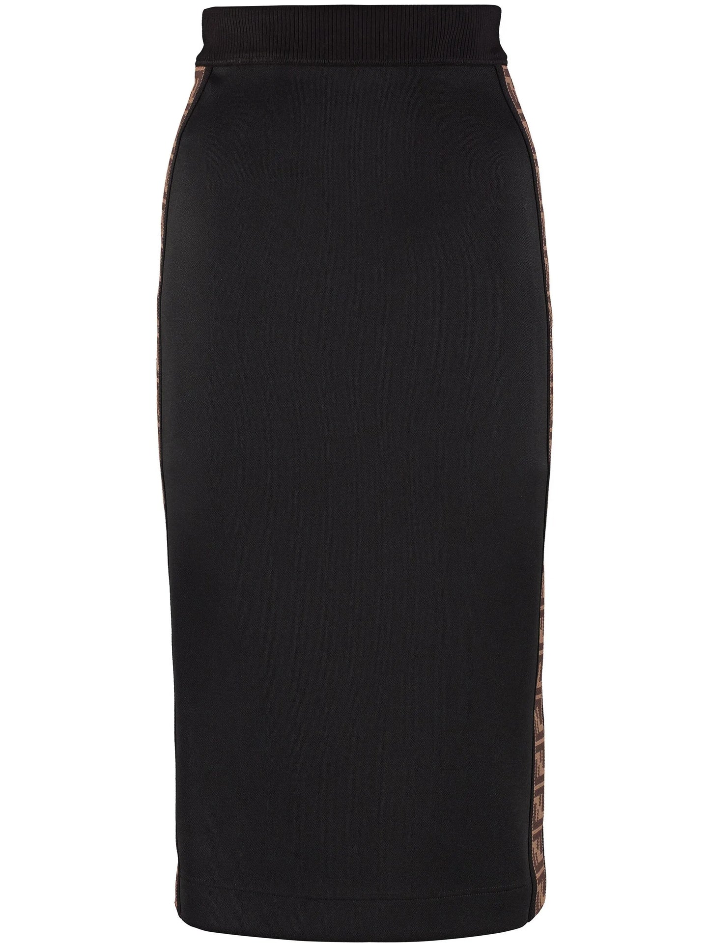 FF-stripe midi skirt