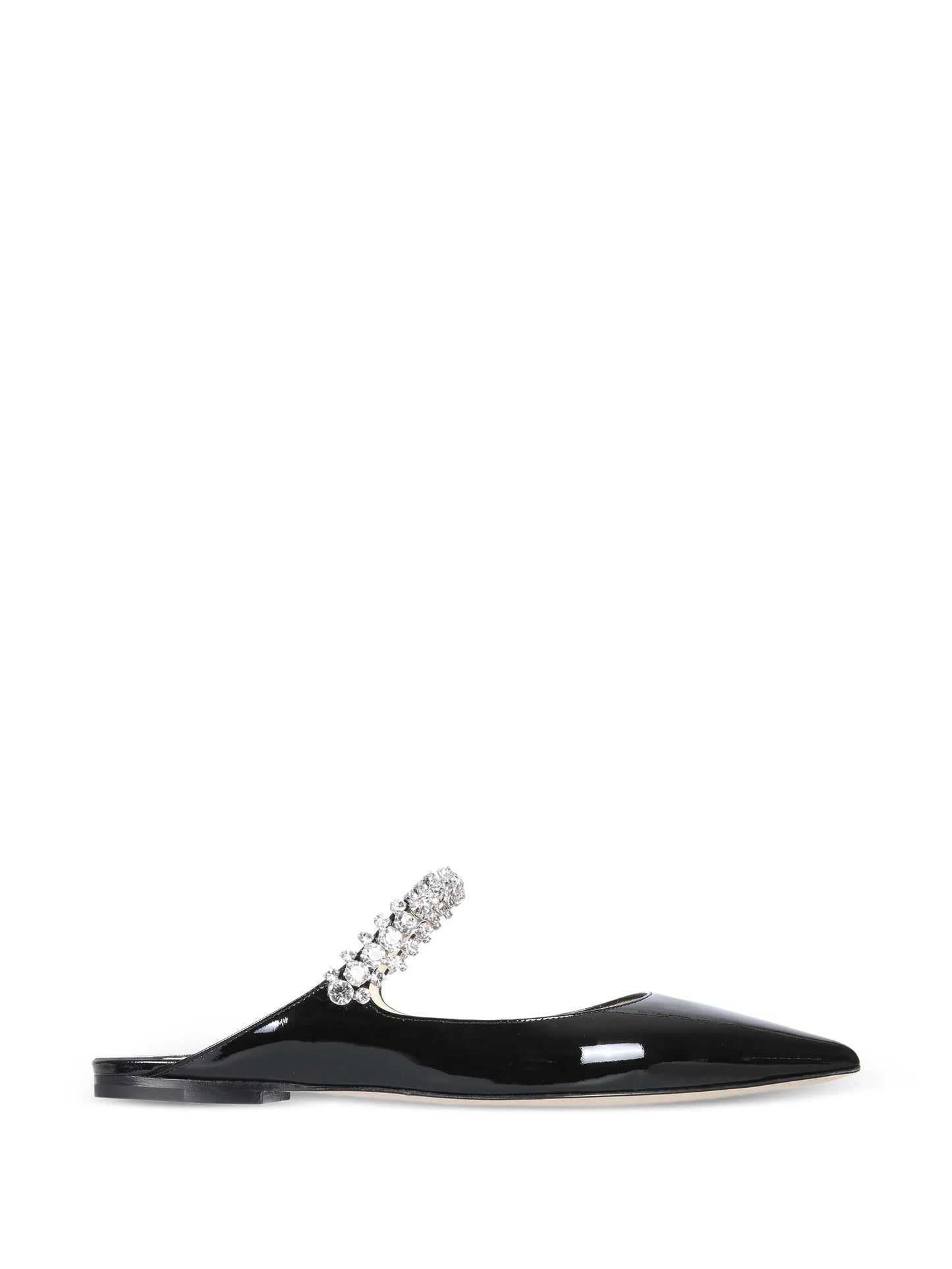 Bing crystal-embellished pointed mules