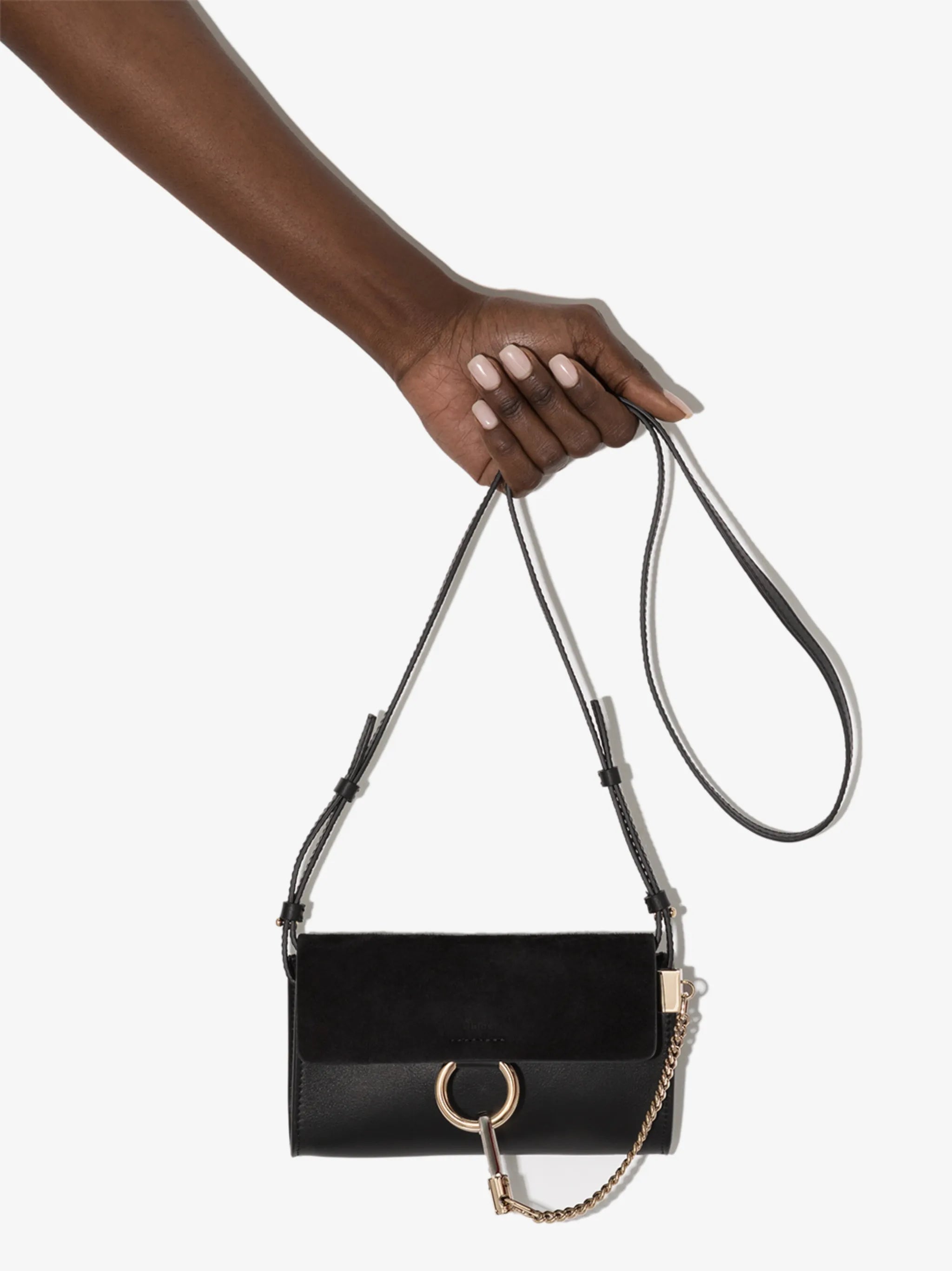 Faye leather crossbody bag