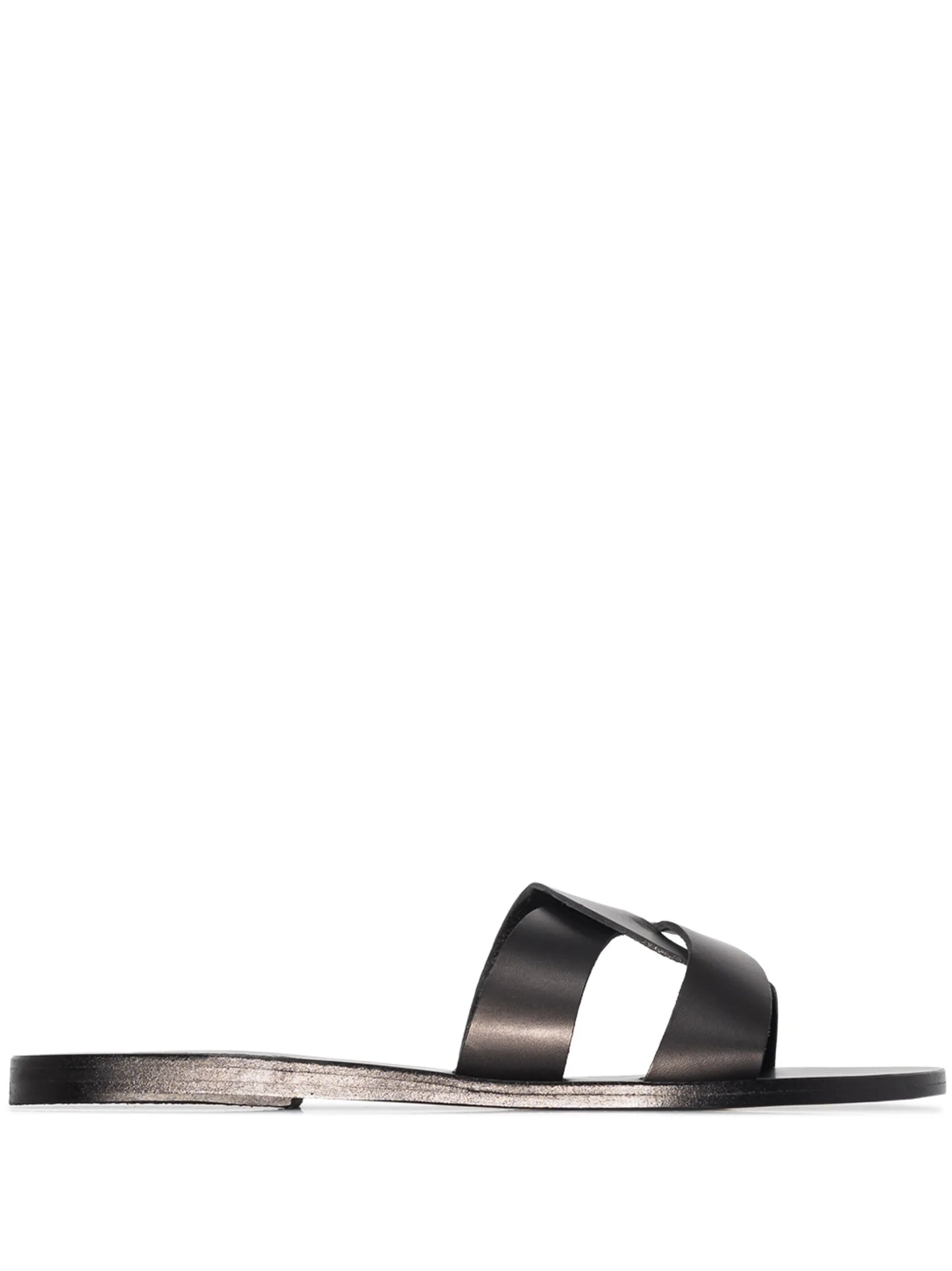 Desmos crossover leather sandals