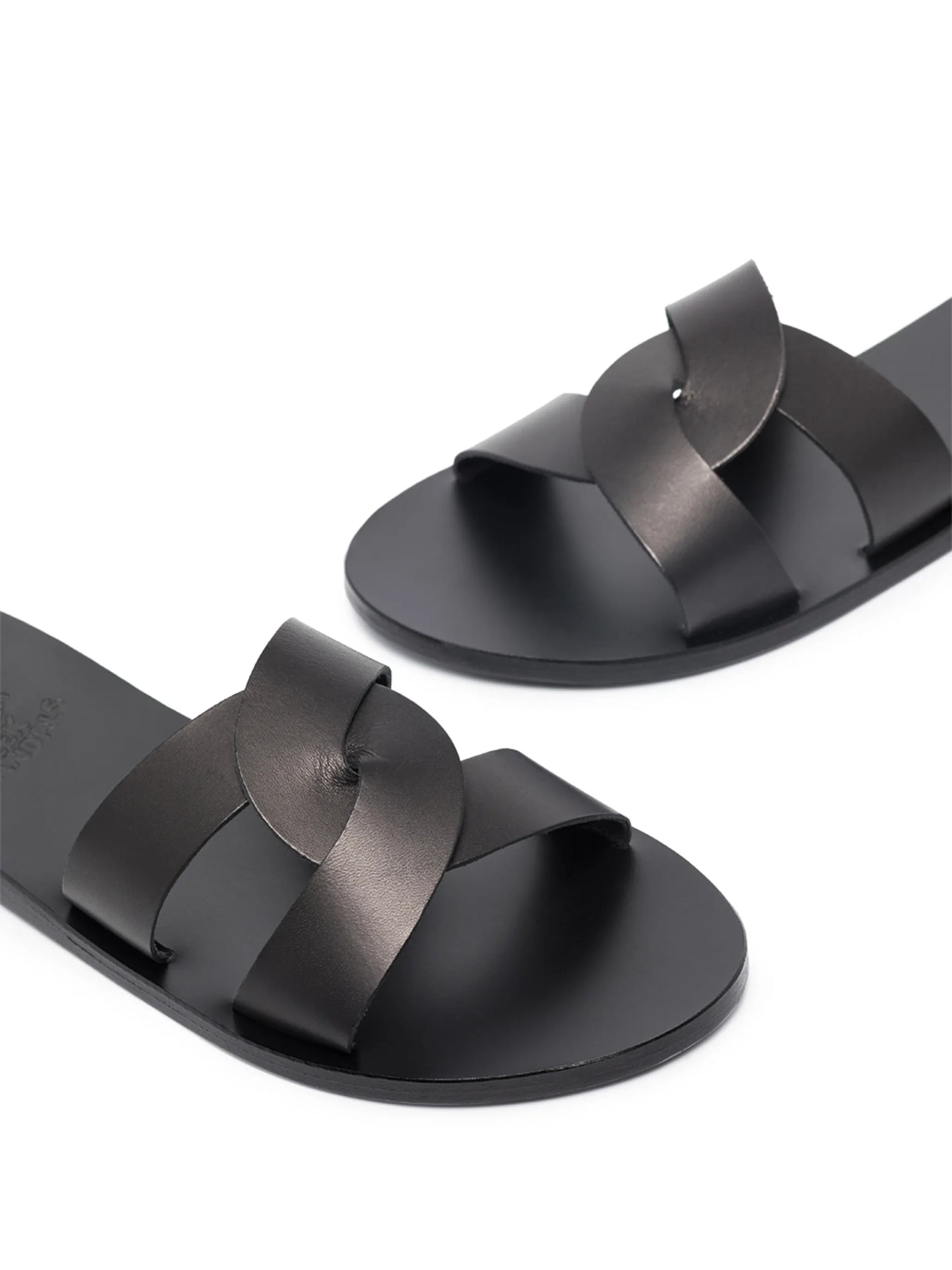 Desmos crossover leather sandals