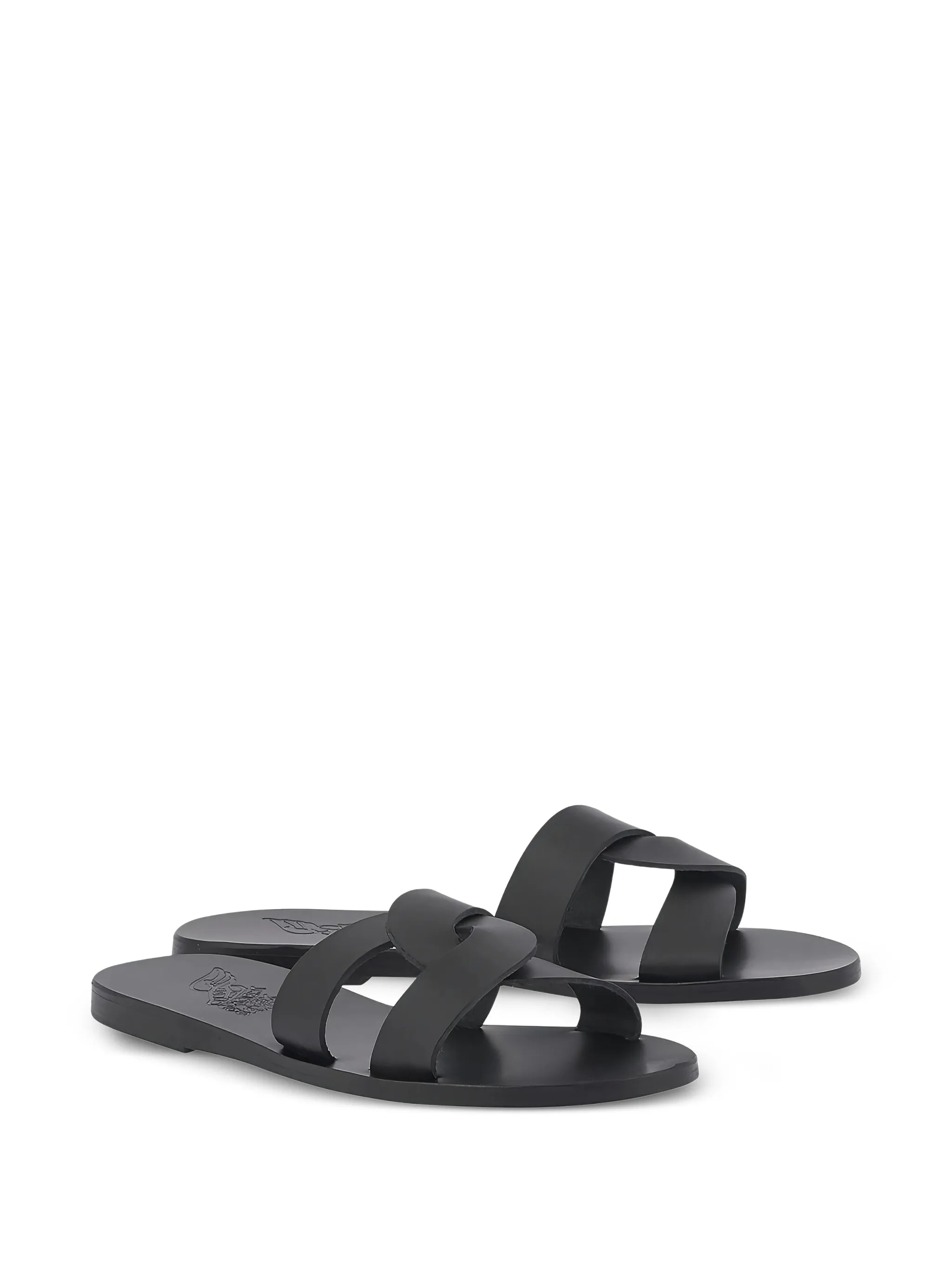 Desmos crossover leather sandals