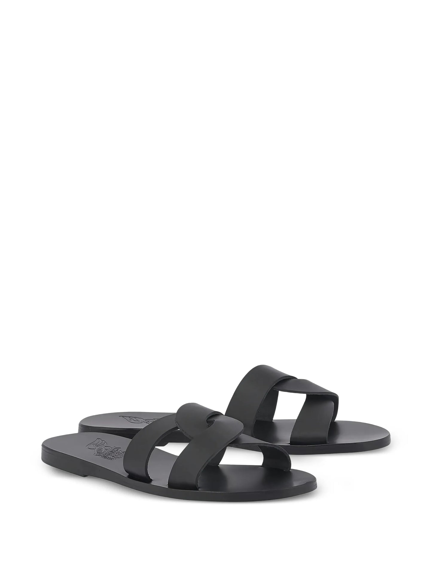 Desmos crossover leather sandals