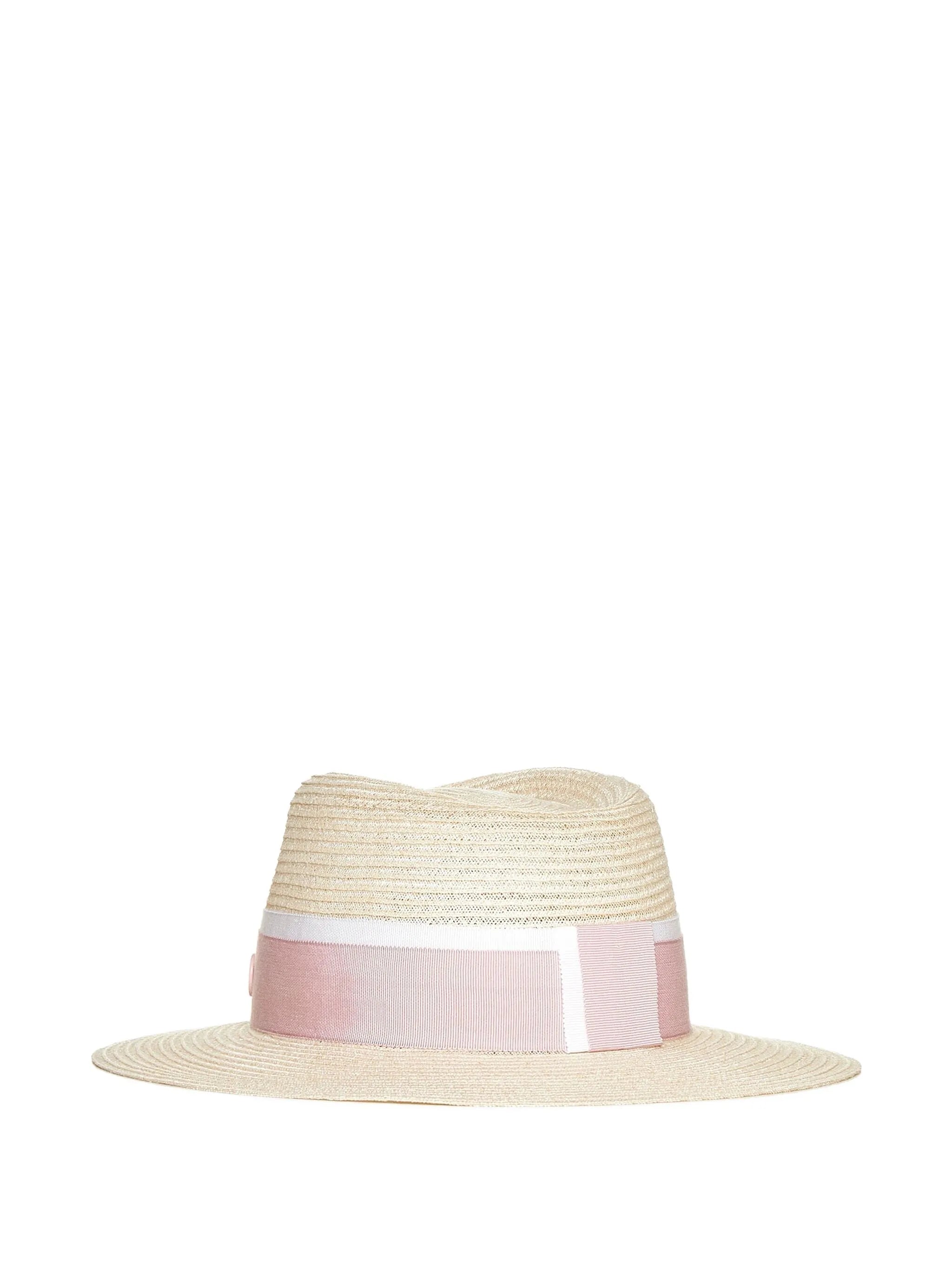 André straw Fedora hat
