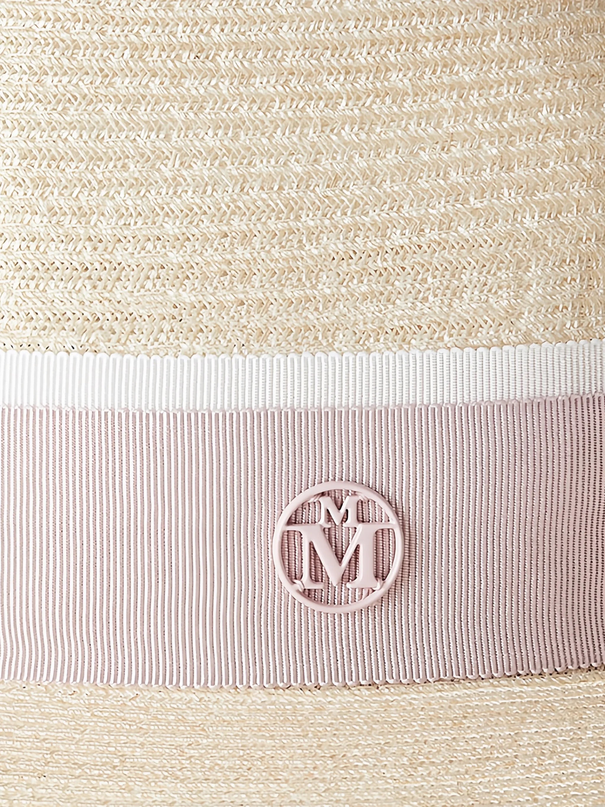 André straw Fedora hat
