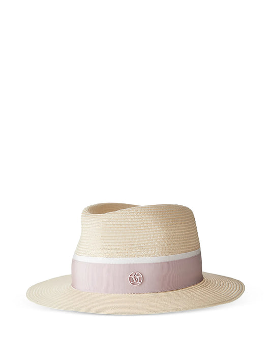 André straw Fedora hat