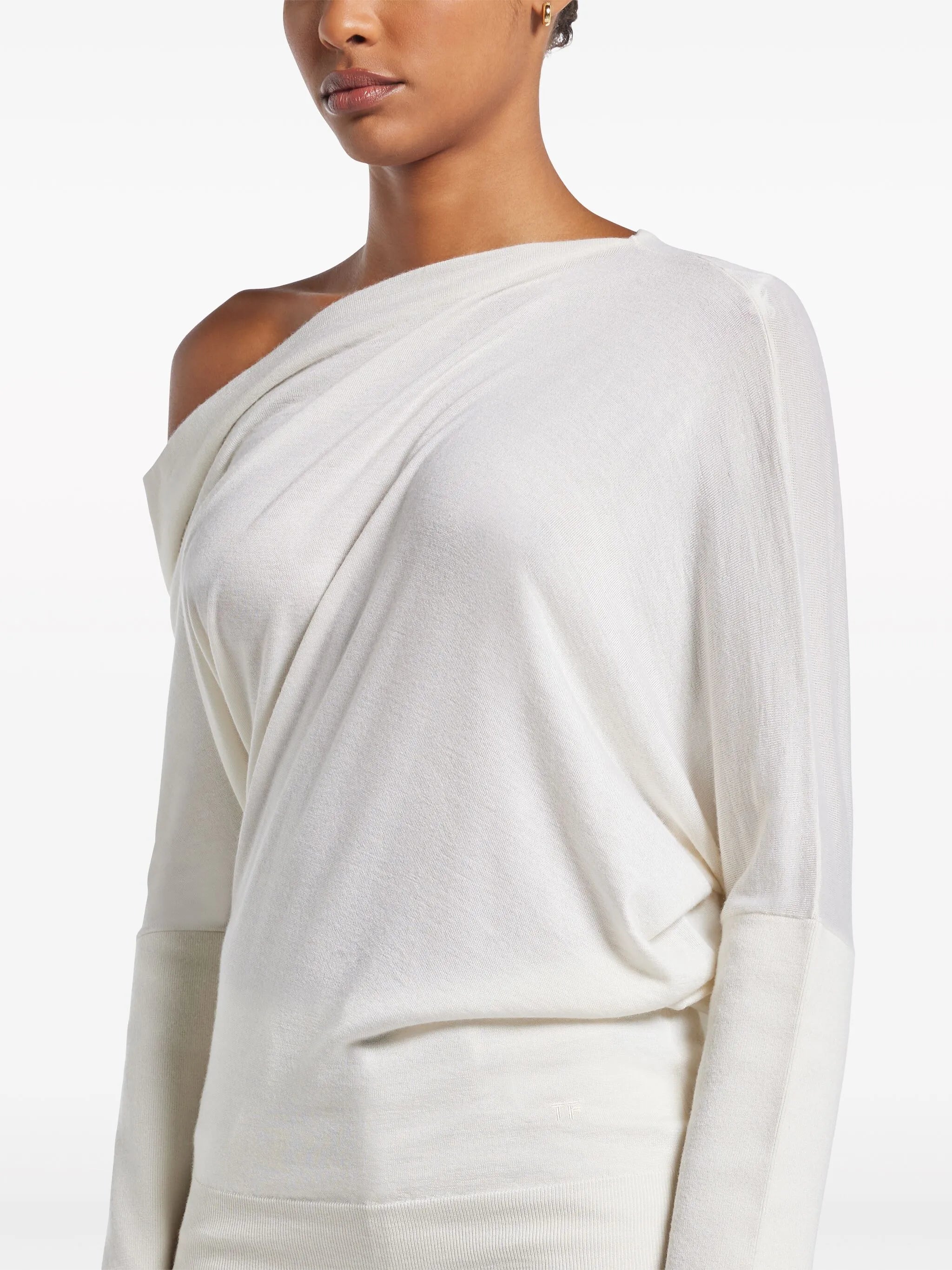 off-the-shoulder sweater