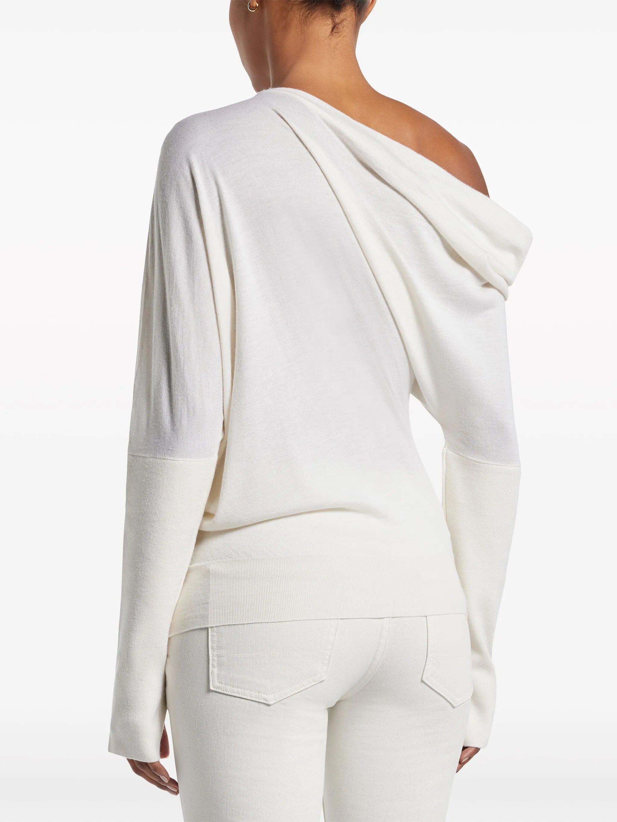 off-the-shoulder sweater