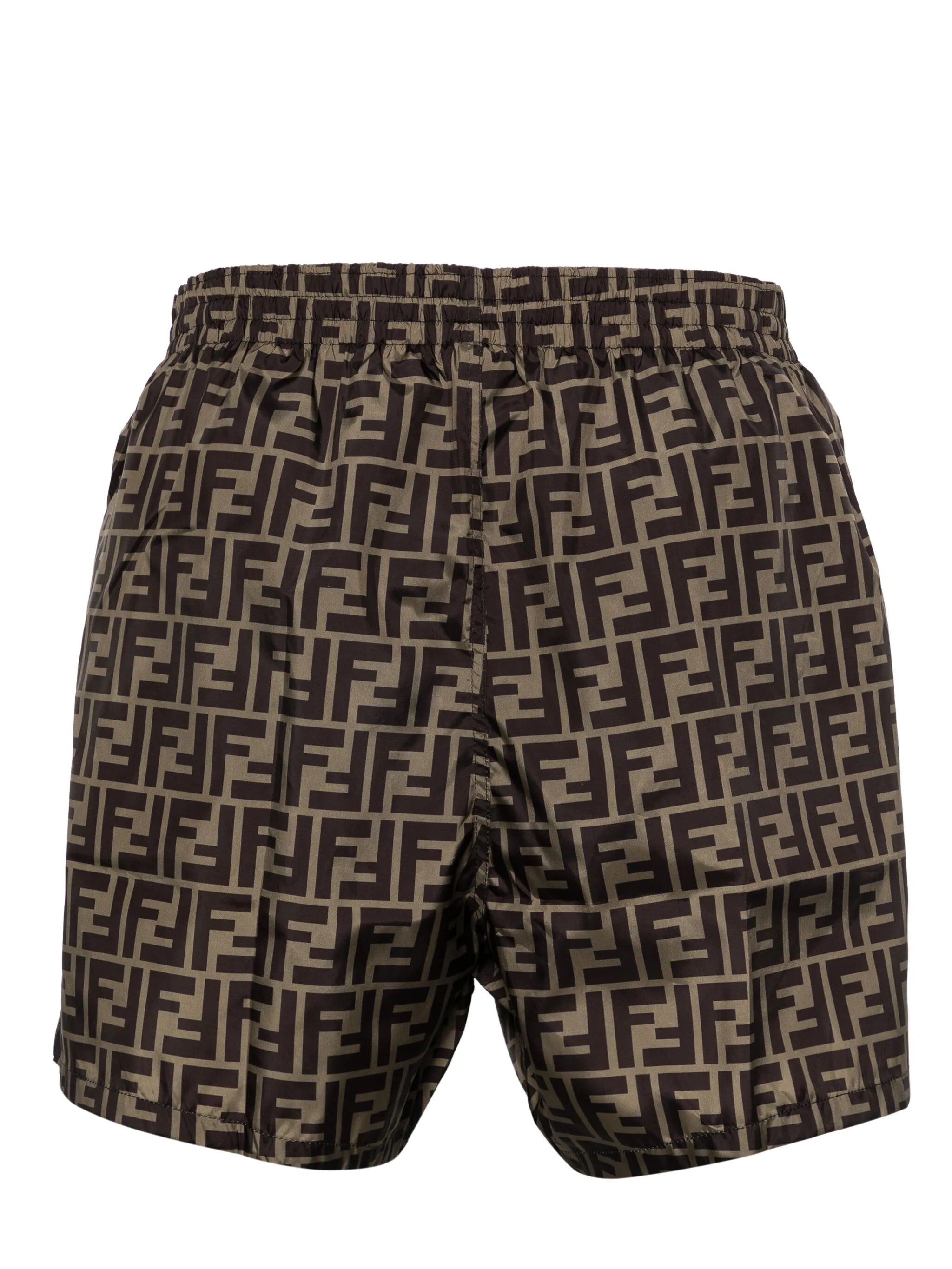 FF-print swim shorts