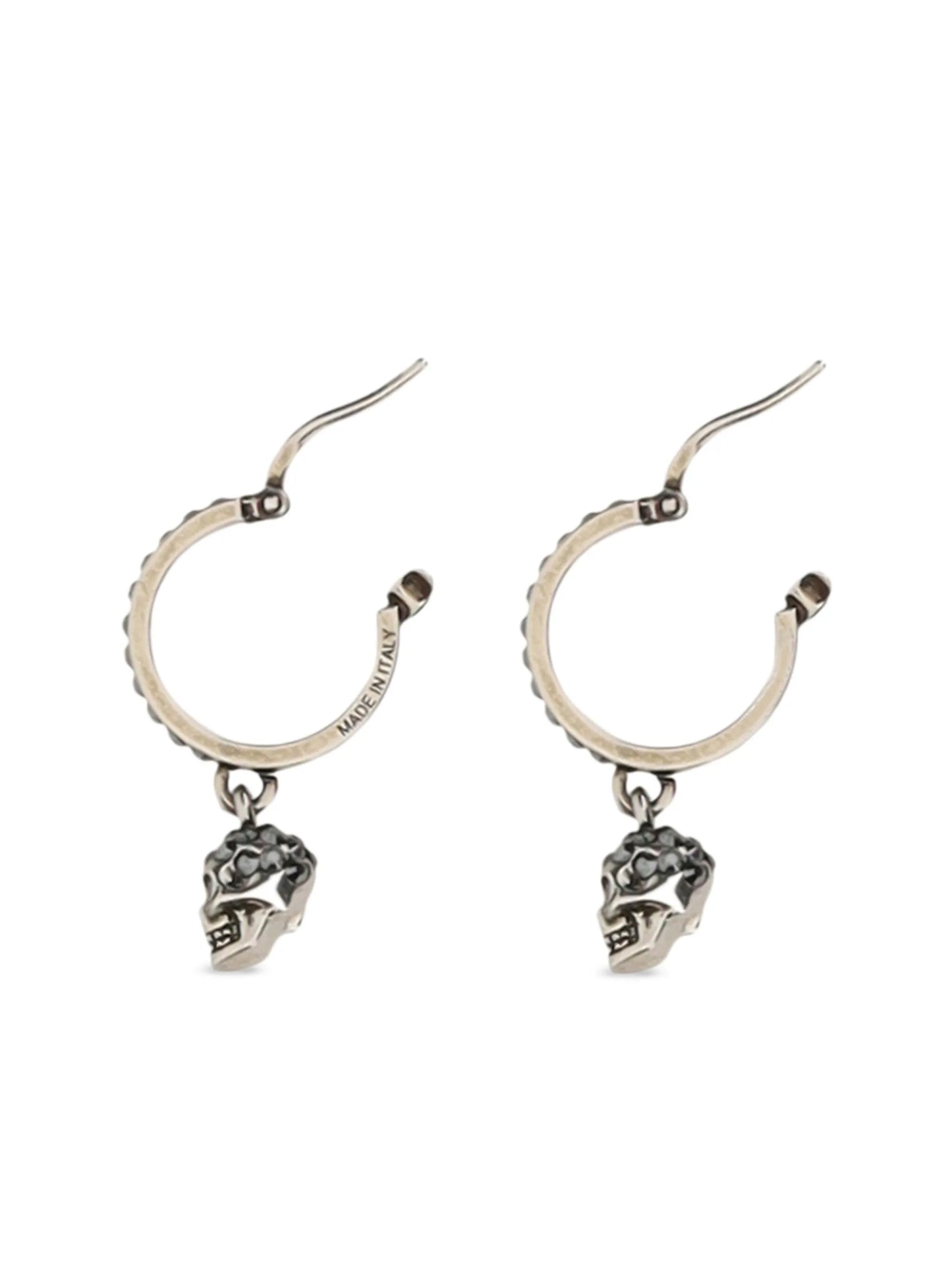 skull drop earrings