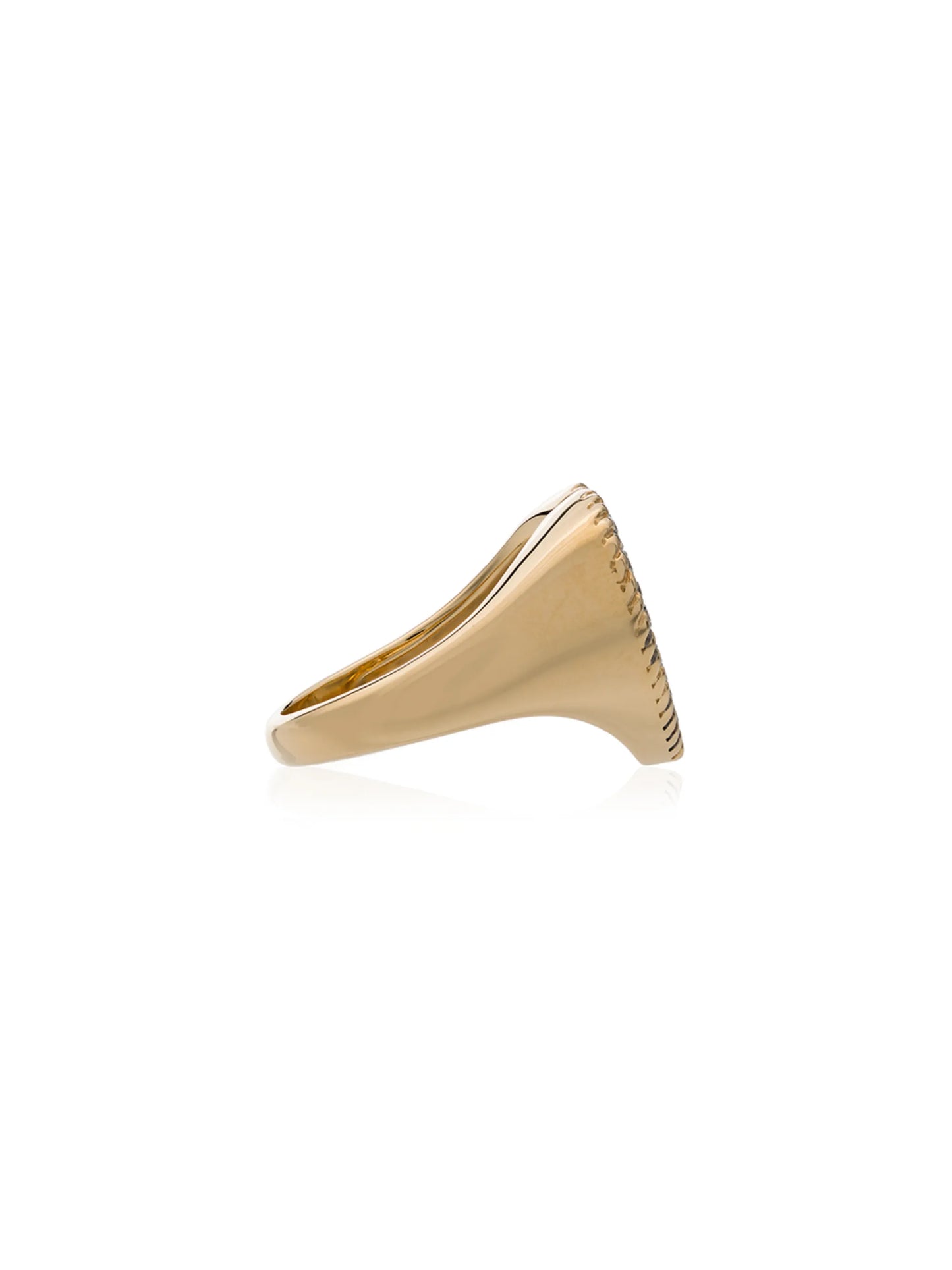 18kt gold and diamond Pave heart ring