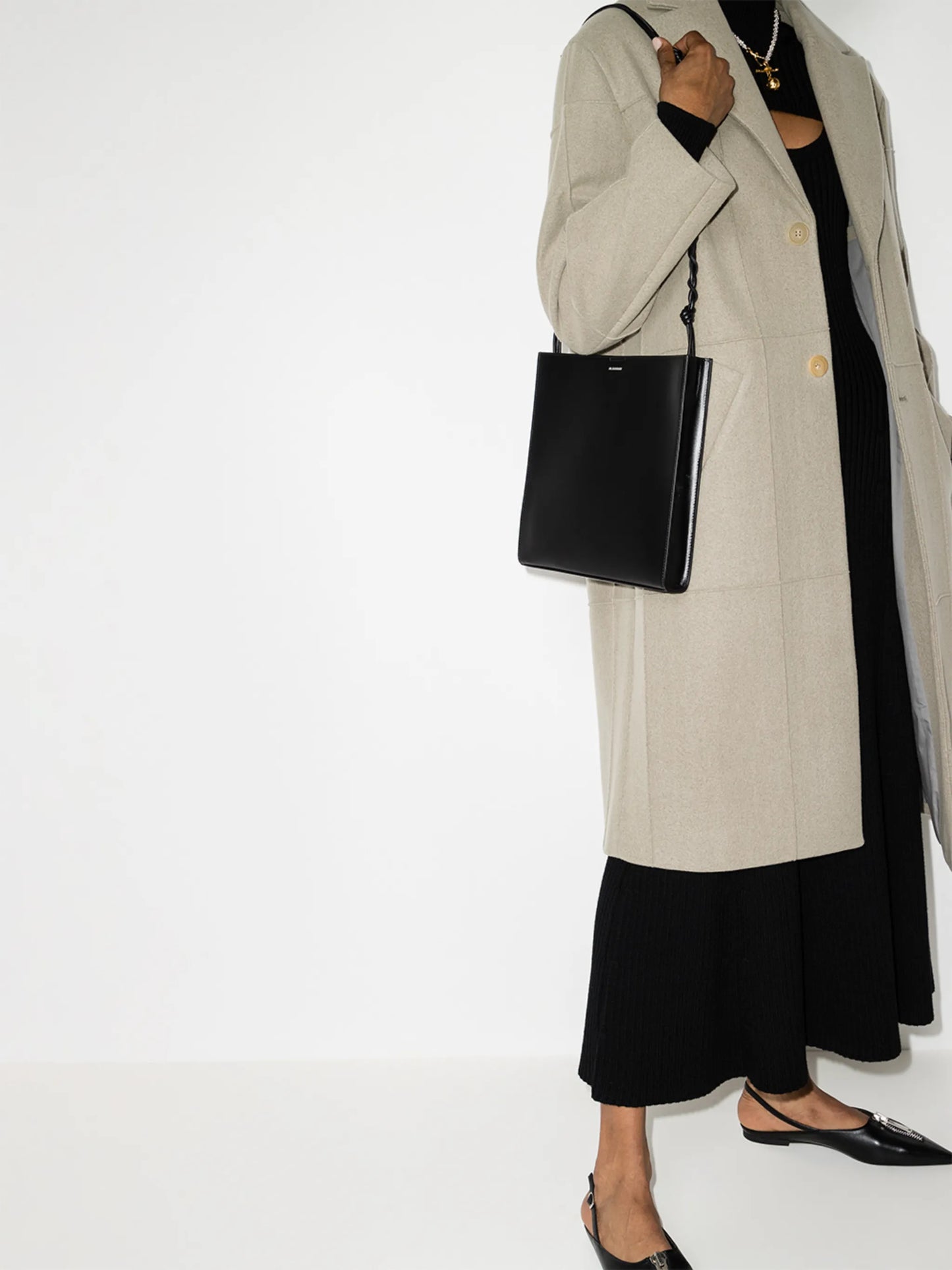 Tangle medium leather bag