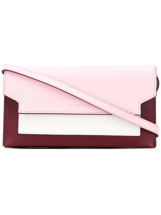 colour-block wallet