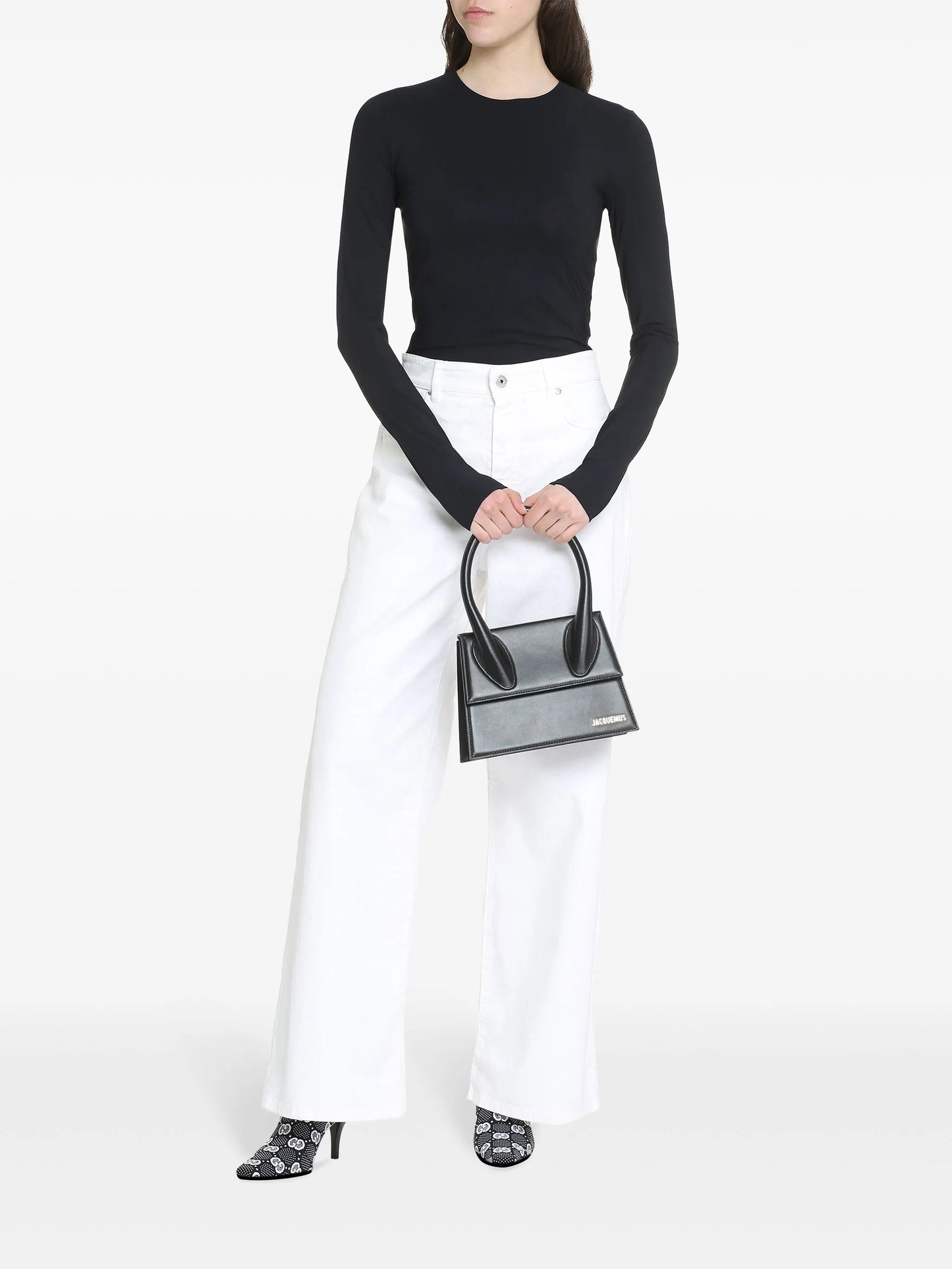 round-neck jersey bodysuit