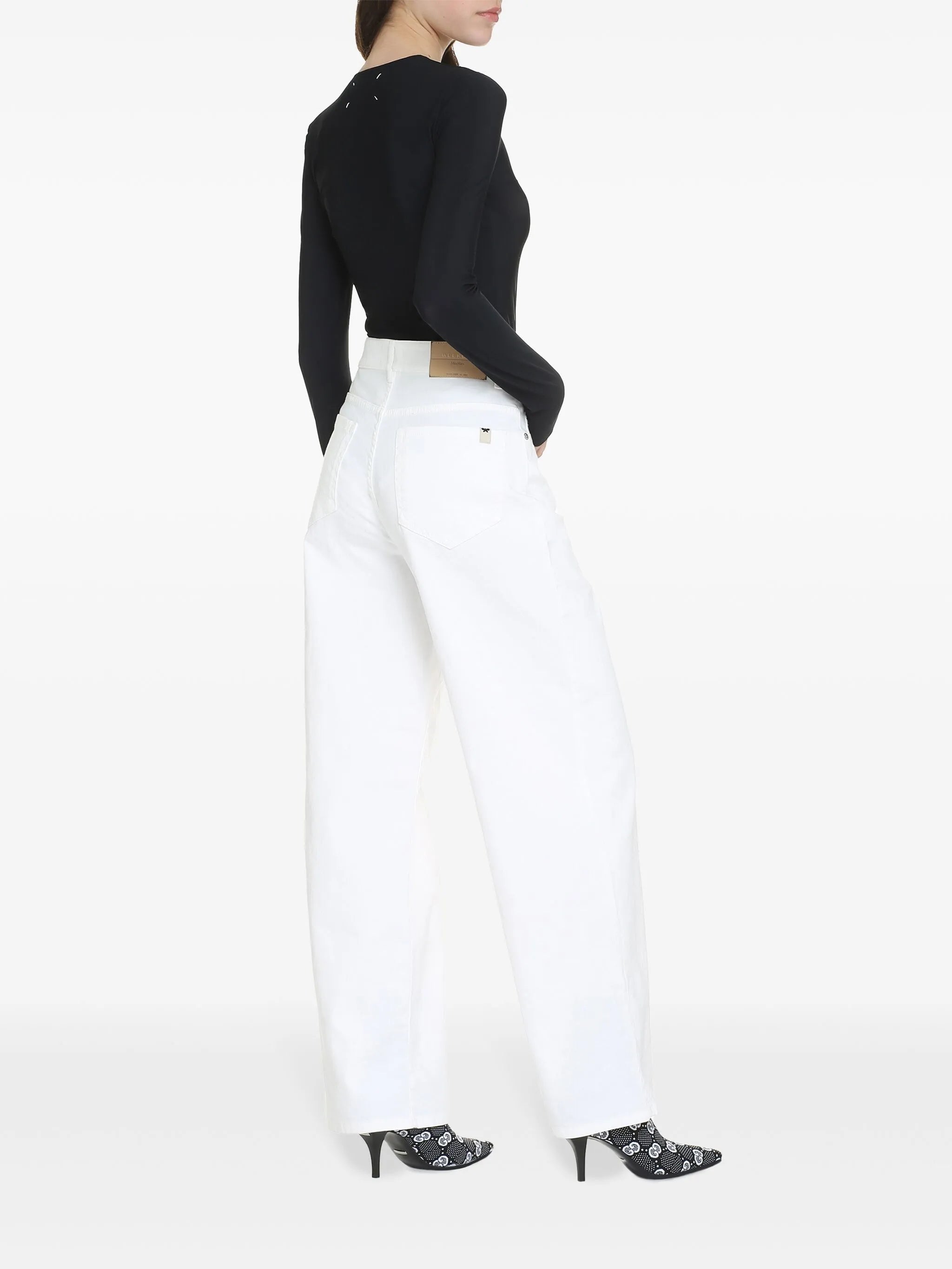 round-neck jersey bodysuit