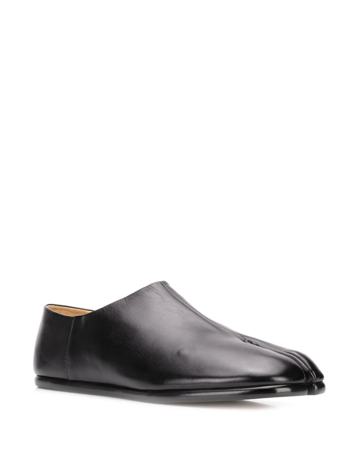Tabi leather slip-on shoes