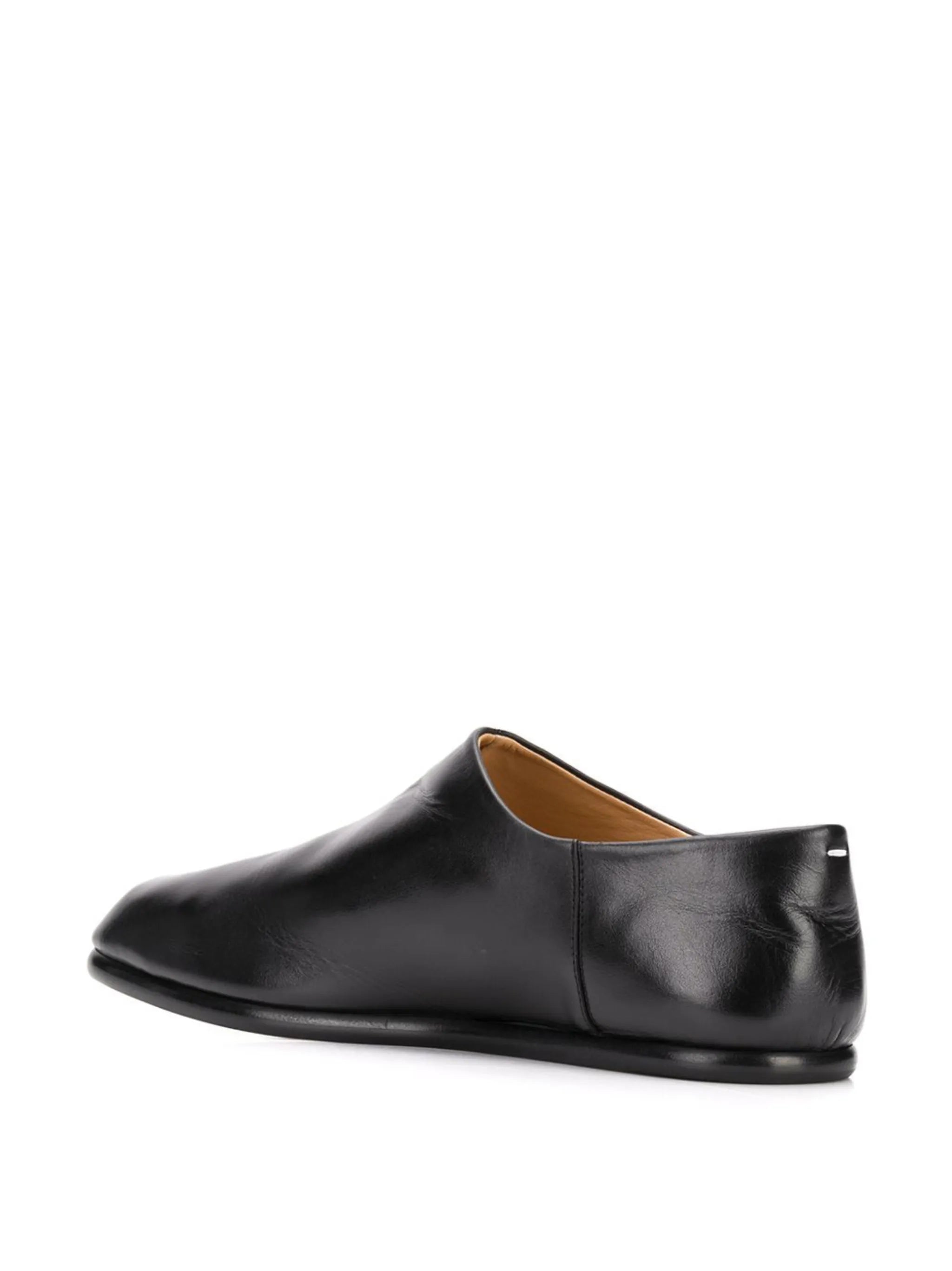 Tabi leather slip-on shoes