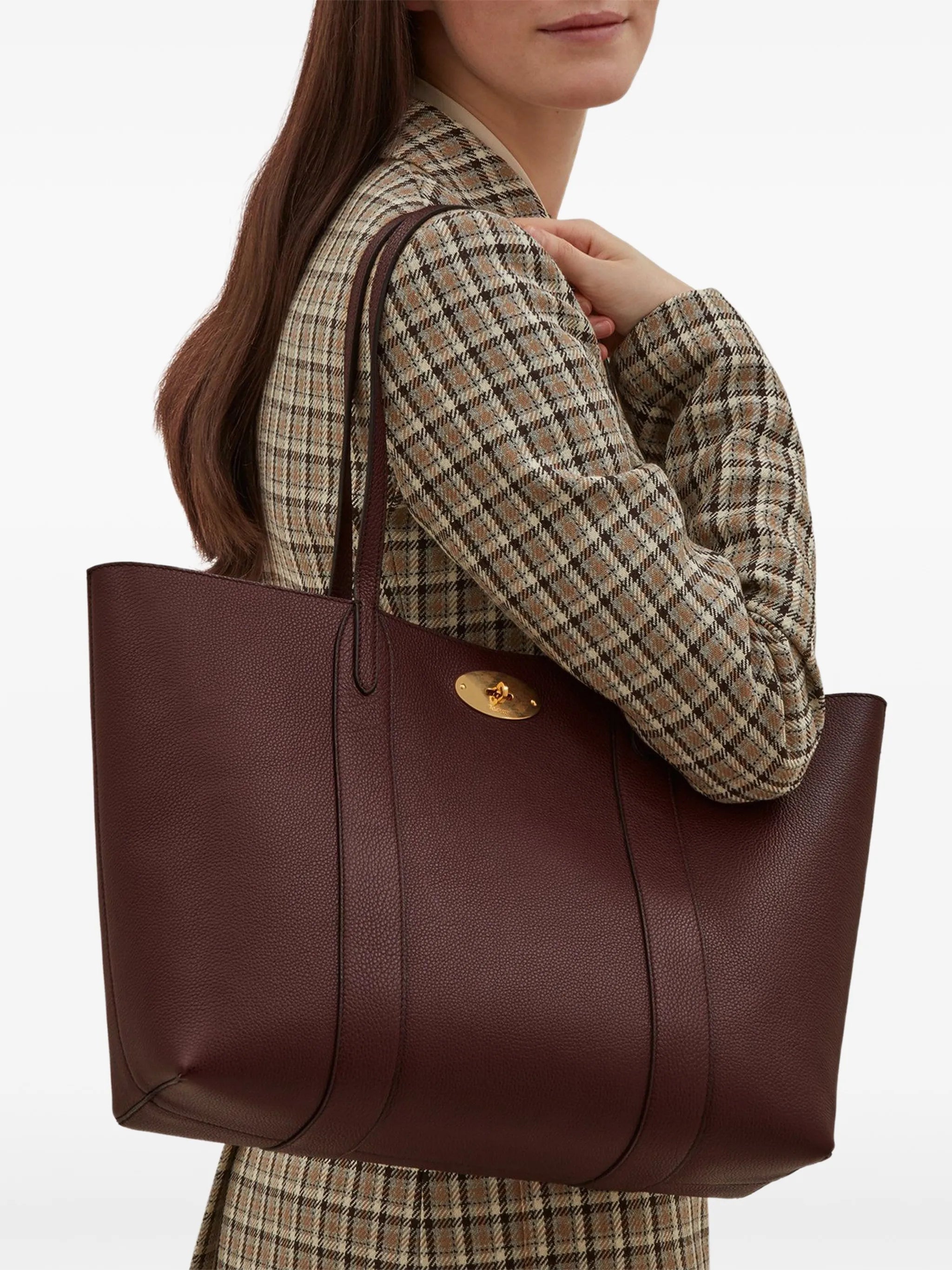 Bayswater grained tote bag