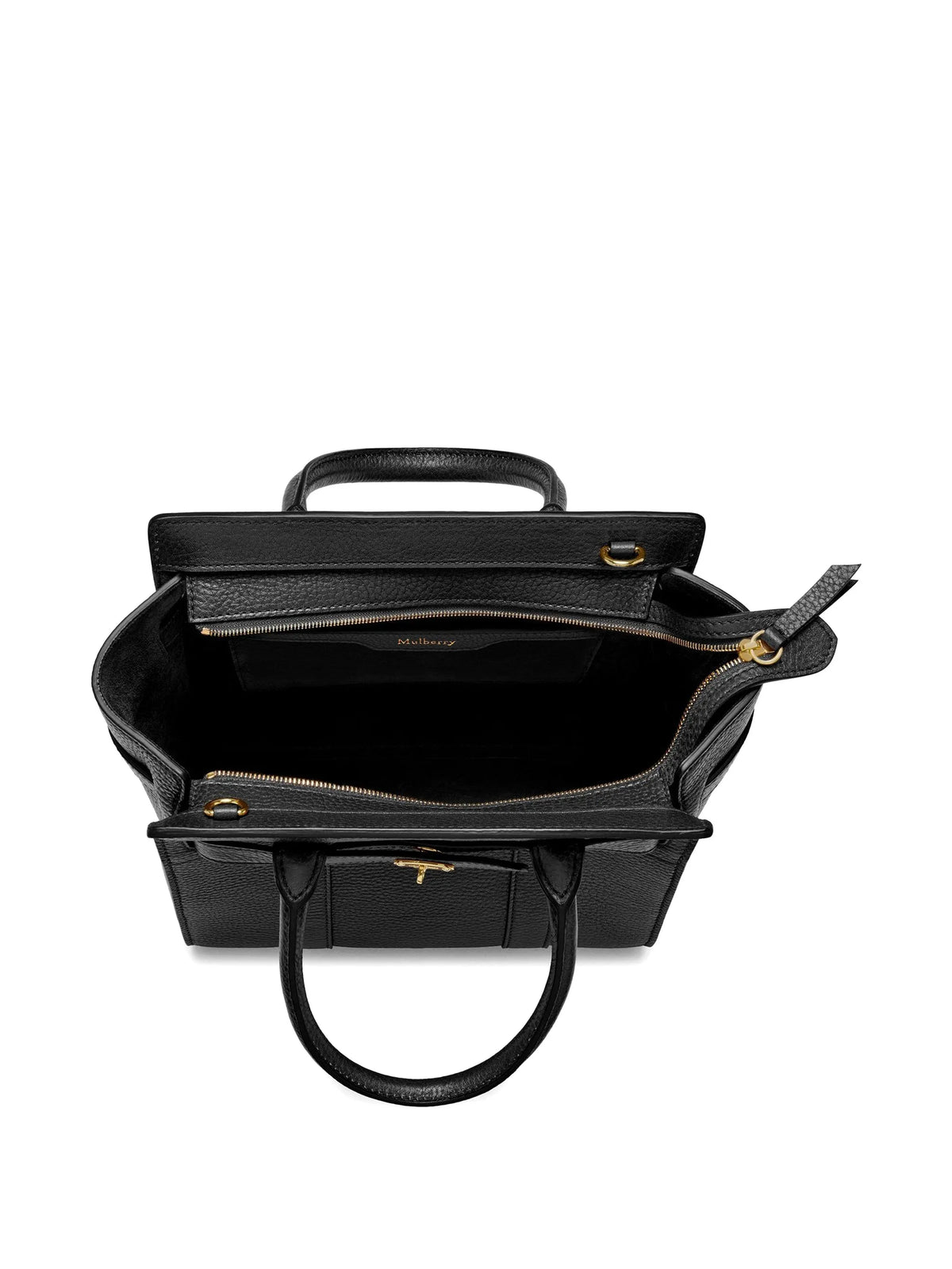 mini zipped Bayswater bag in black