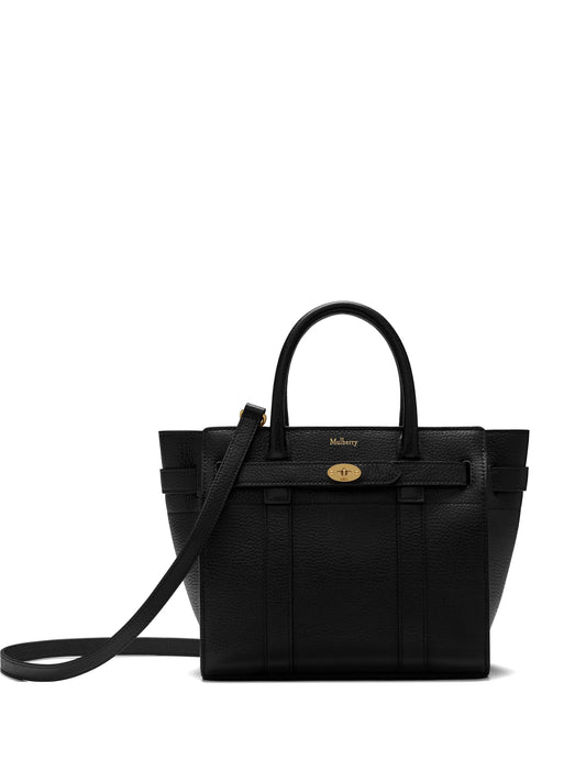mini zipped Bayswater bag in black