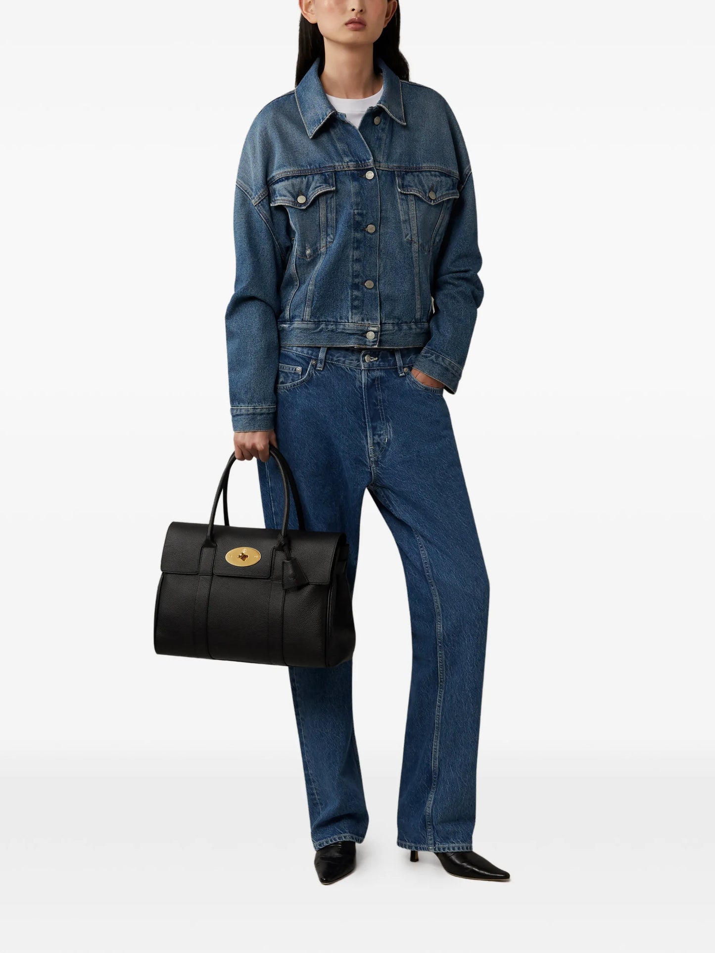Bayswater front-flap closure tote bag
