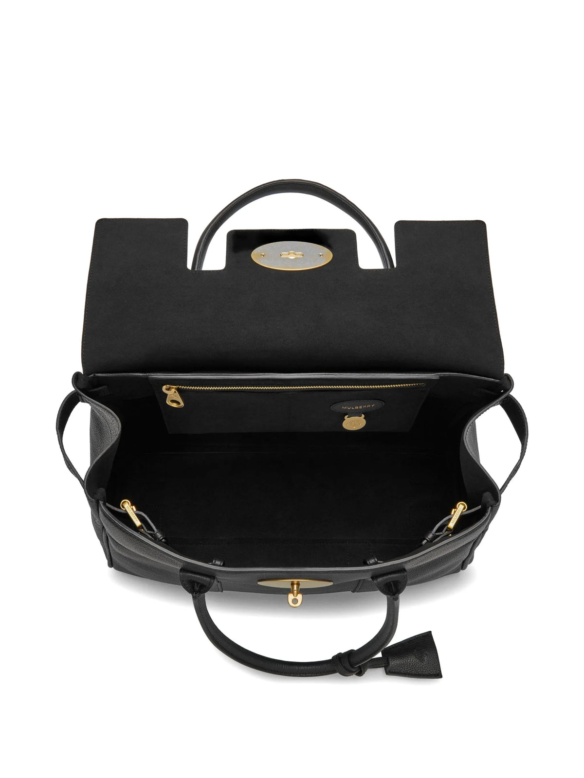Bayswater bag in black & brass